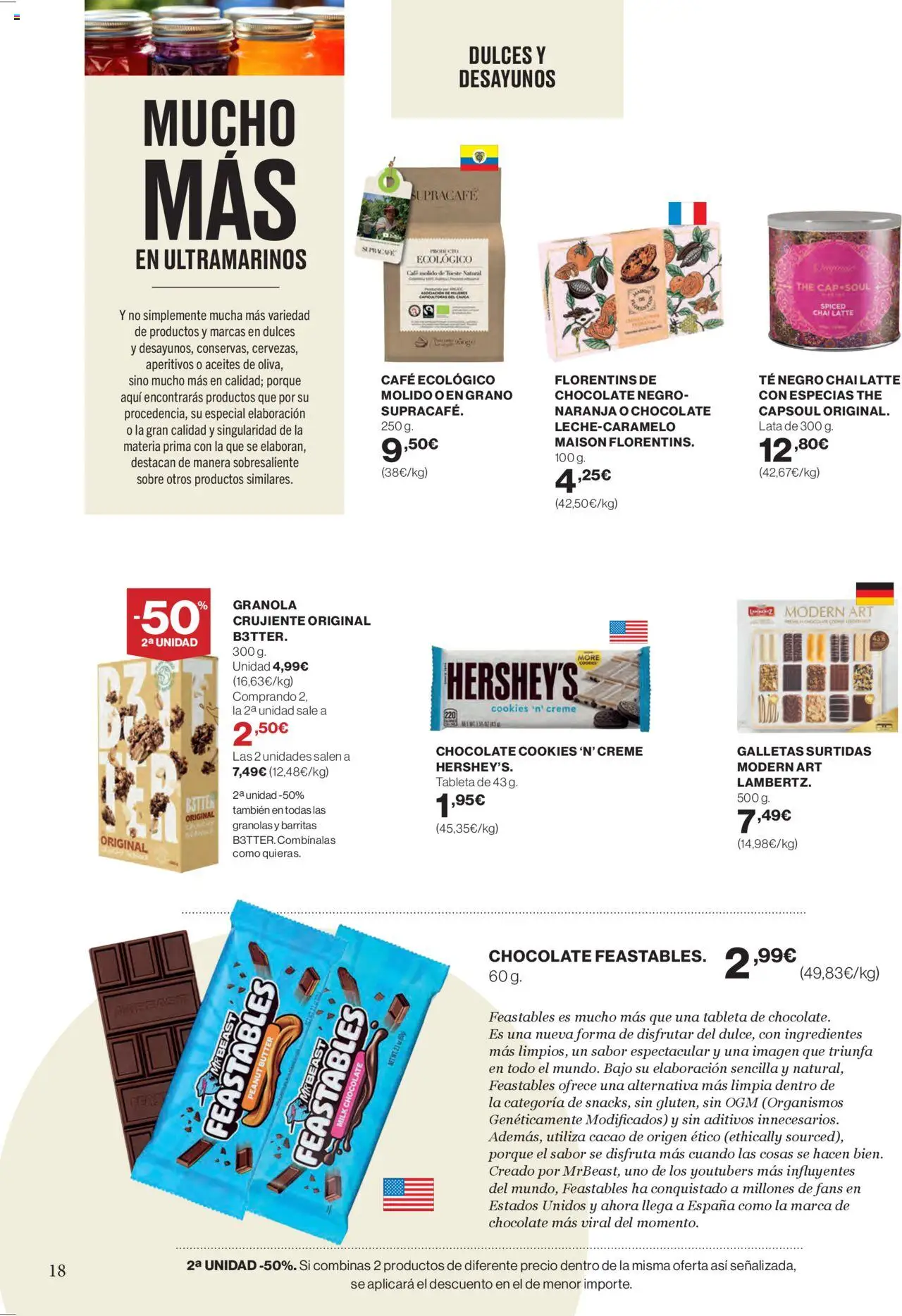 Supercor Canarias │ válido desde el 11.09.2025 | Página: 18 | Productos: Μπρόκολο, Café, Té, Galletas