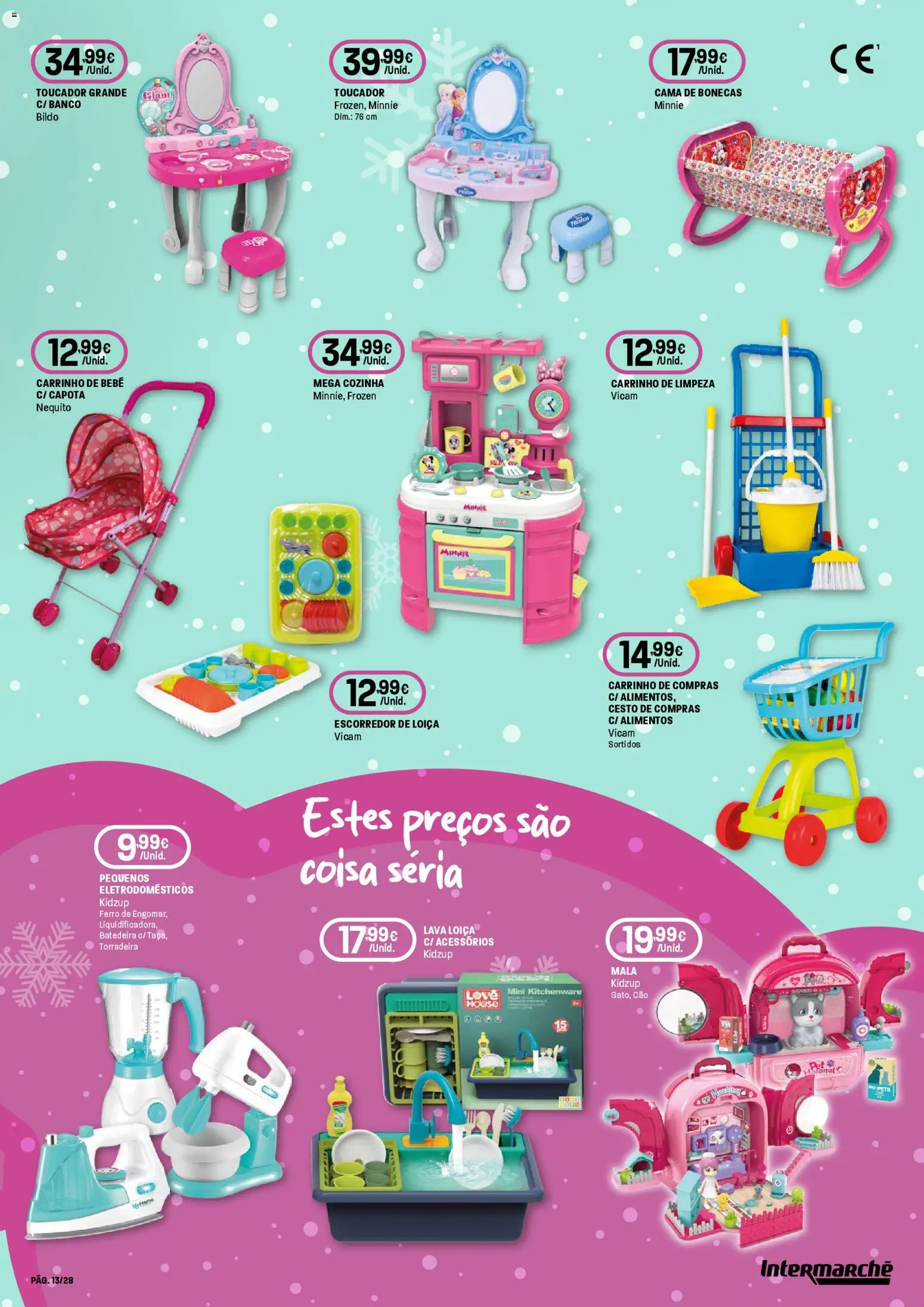 Intermarché - Brinquedos Super │ válido de 13.11.2025 | Página: 13 | Produtos: Lava loiça, Ferro, Banco, Cama