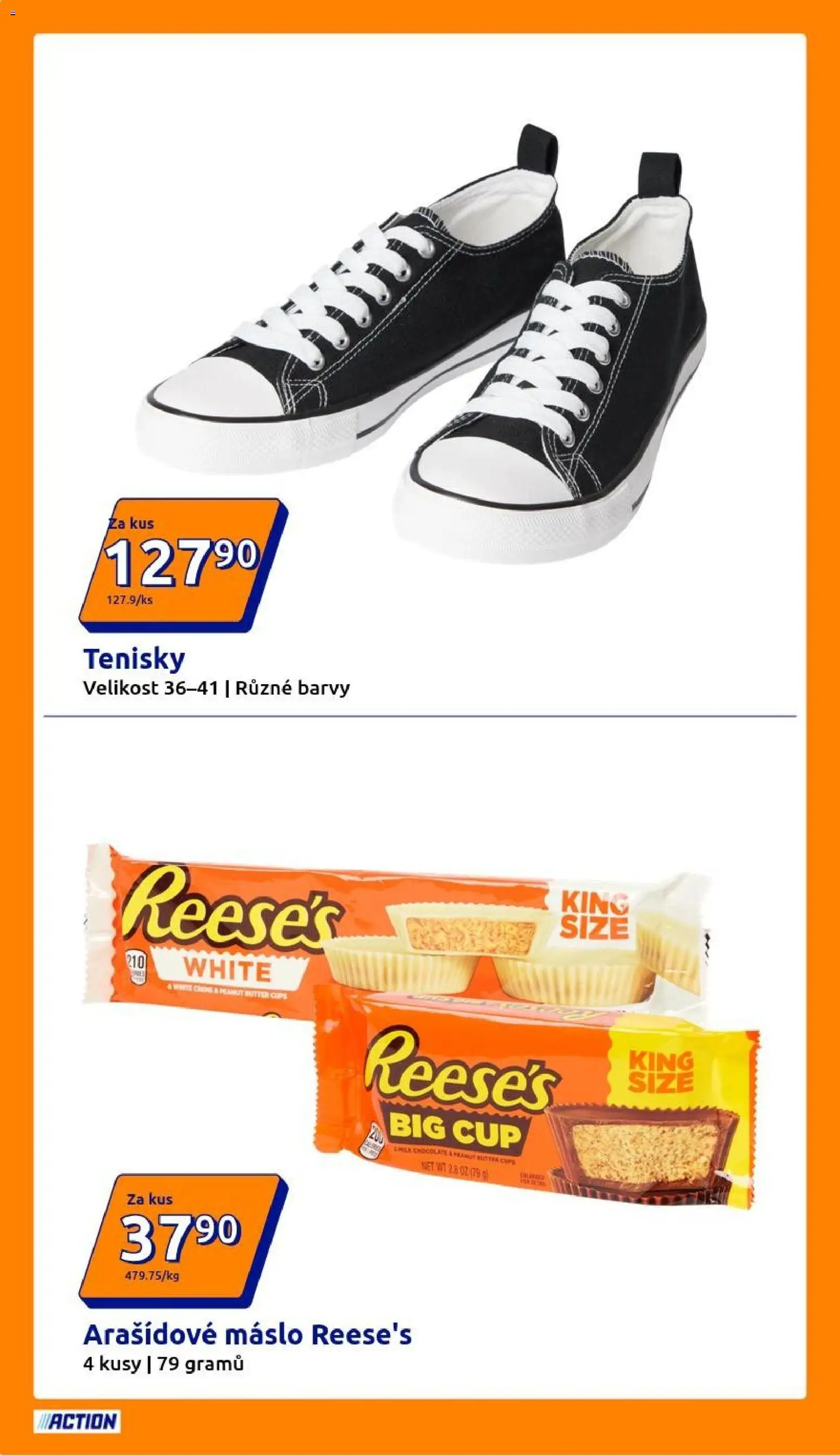 Action leták od 11.03.2026 | Strana: 4 | Produkty: Reese's, Arašídové máslo, Máslo, Barvy