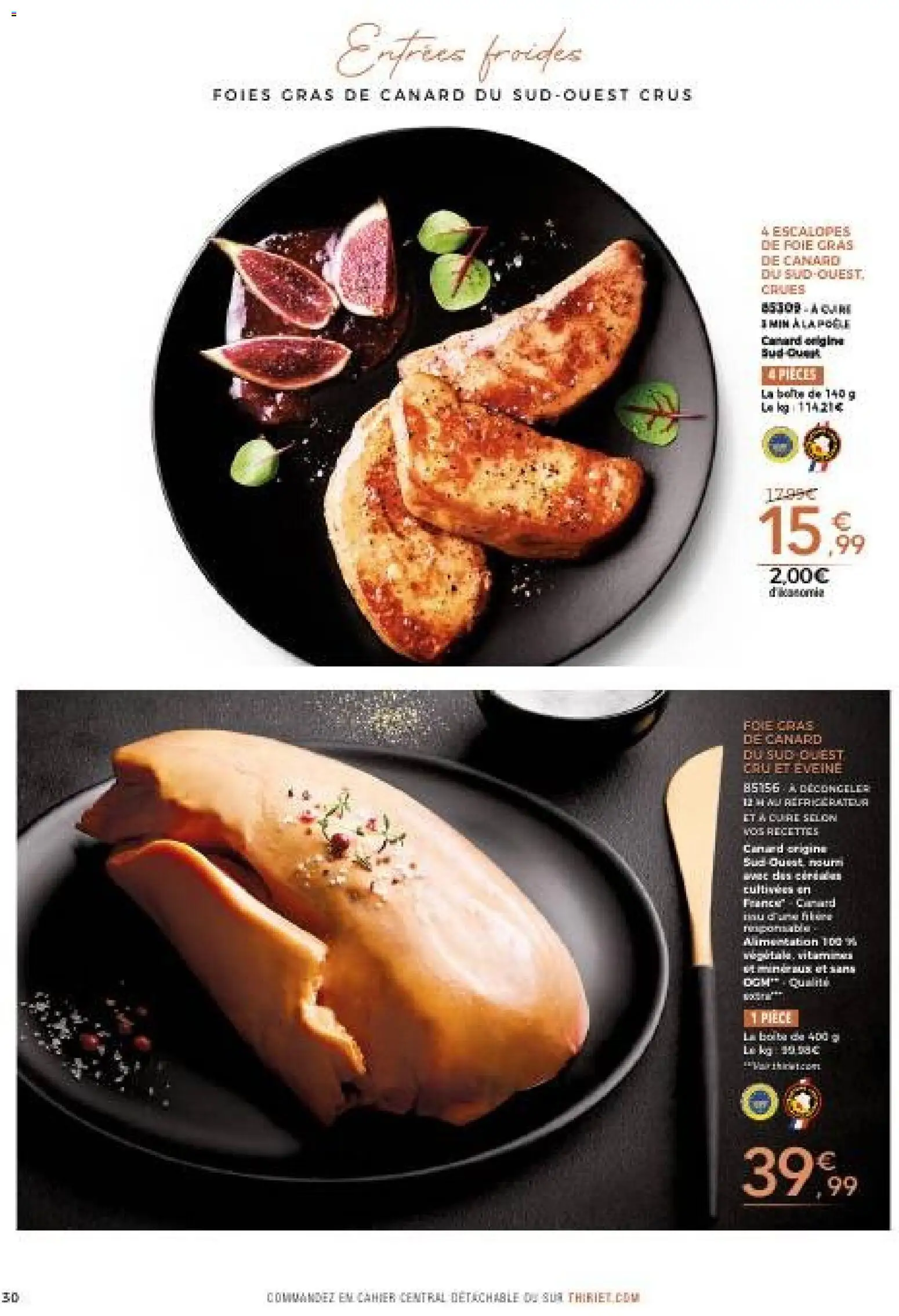 {H1} | Page: 30 | Produits: Foie Gras de Canard