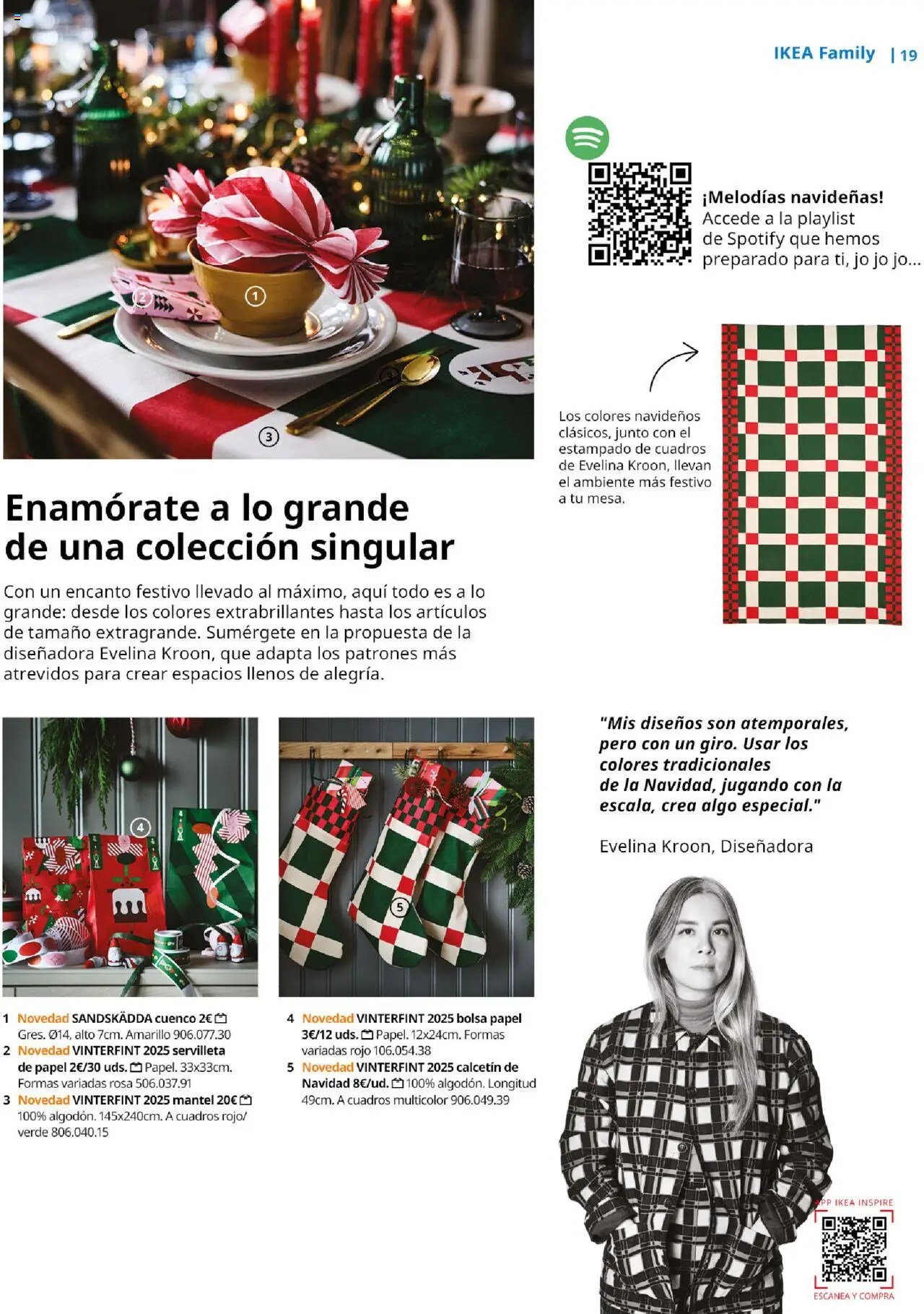 Catálogo IKEA Family │ válido desde el 01.10.2025 | Página: 19 | Productos: Mantel, Bolsa