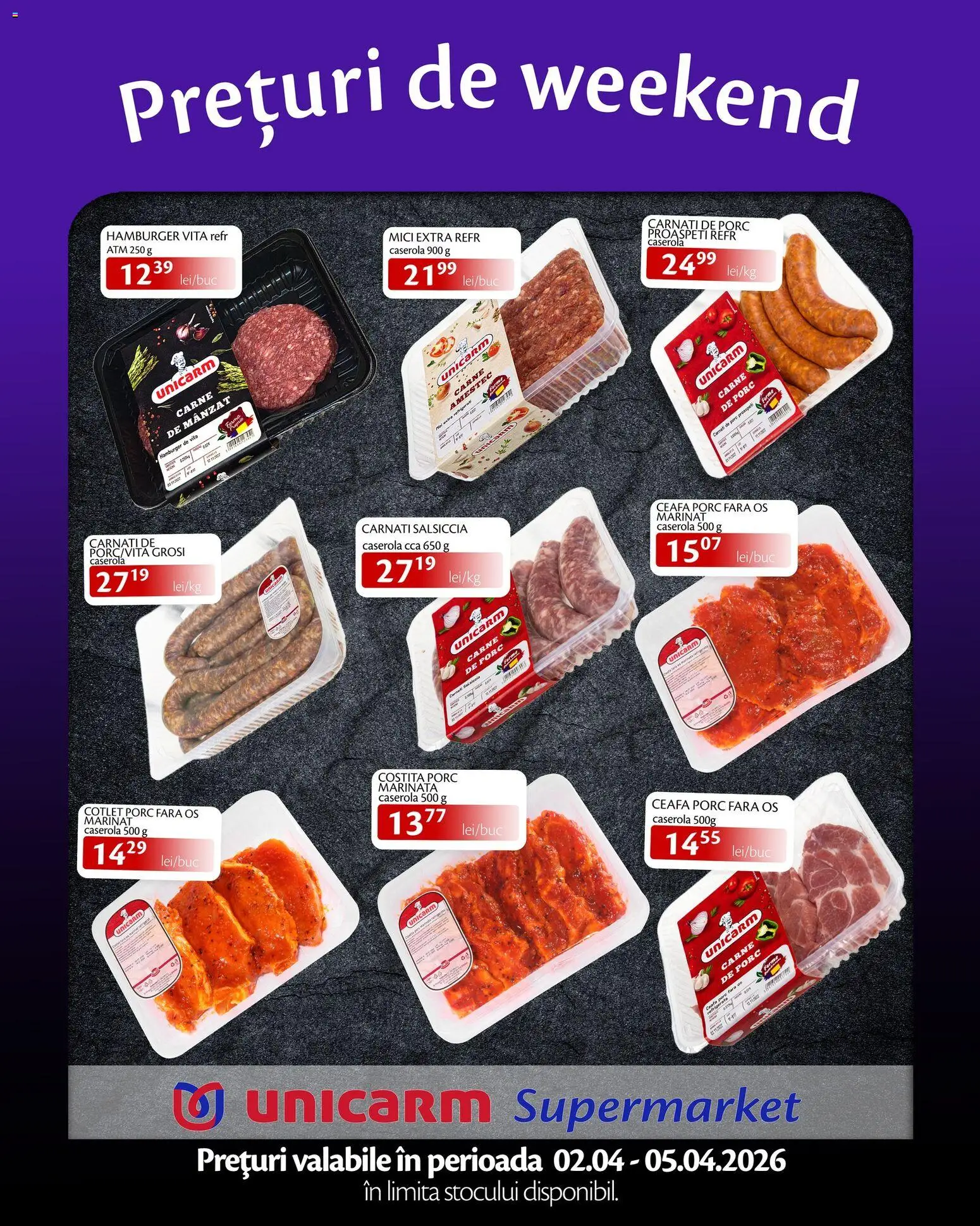 Noul catalog Unicarm – valabil de la 02.04.2026 | Pagină: 1