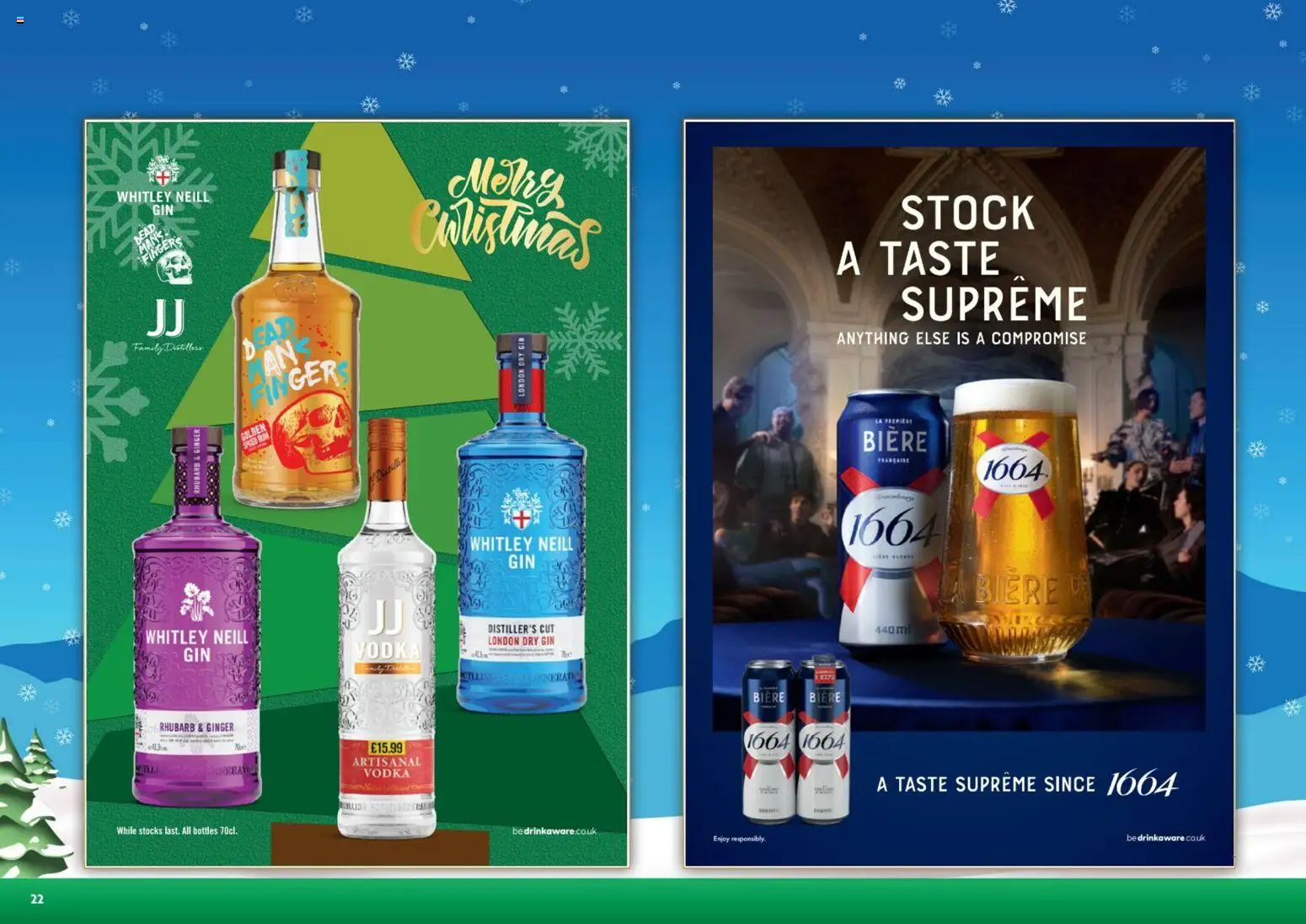 {H1} | Page: 22 | Products: Gin, Vodka, Keksajt