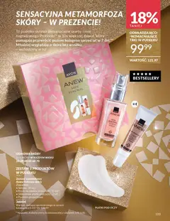 Pogląd oferty "Avon Katalog 12 2025" - ważna od 01.12.2025 | Strona: 133 | Produkty: Pudełko, Płatki, Krem