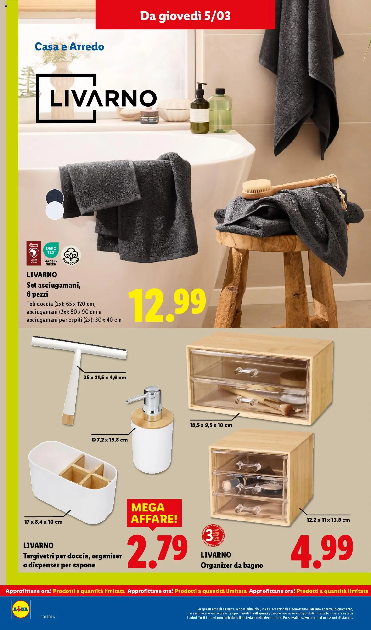 Volantino Lidl del 02.03.2026 | Pagina: 49 | Prodotti: Sapone, Bagno, Doccia