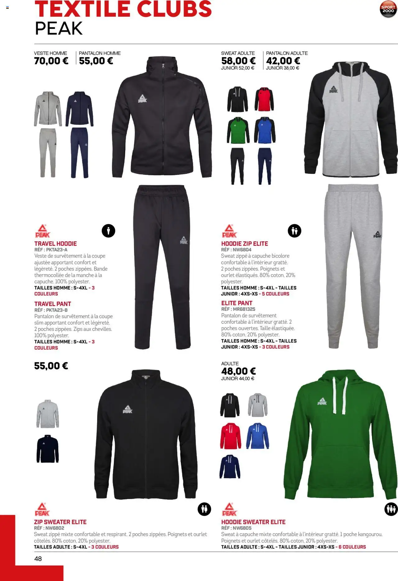 {H1} | Page: 48 | Produits: Sweat à capuche, Veste, Pantalon