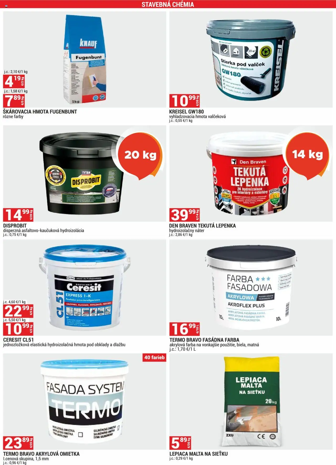 Merkury Market leták │ platný od 01.08.2025 | Strana: 51 | Produkty: Ceresit