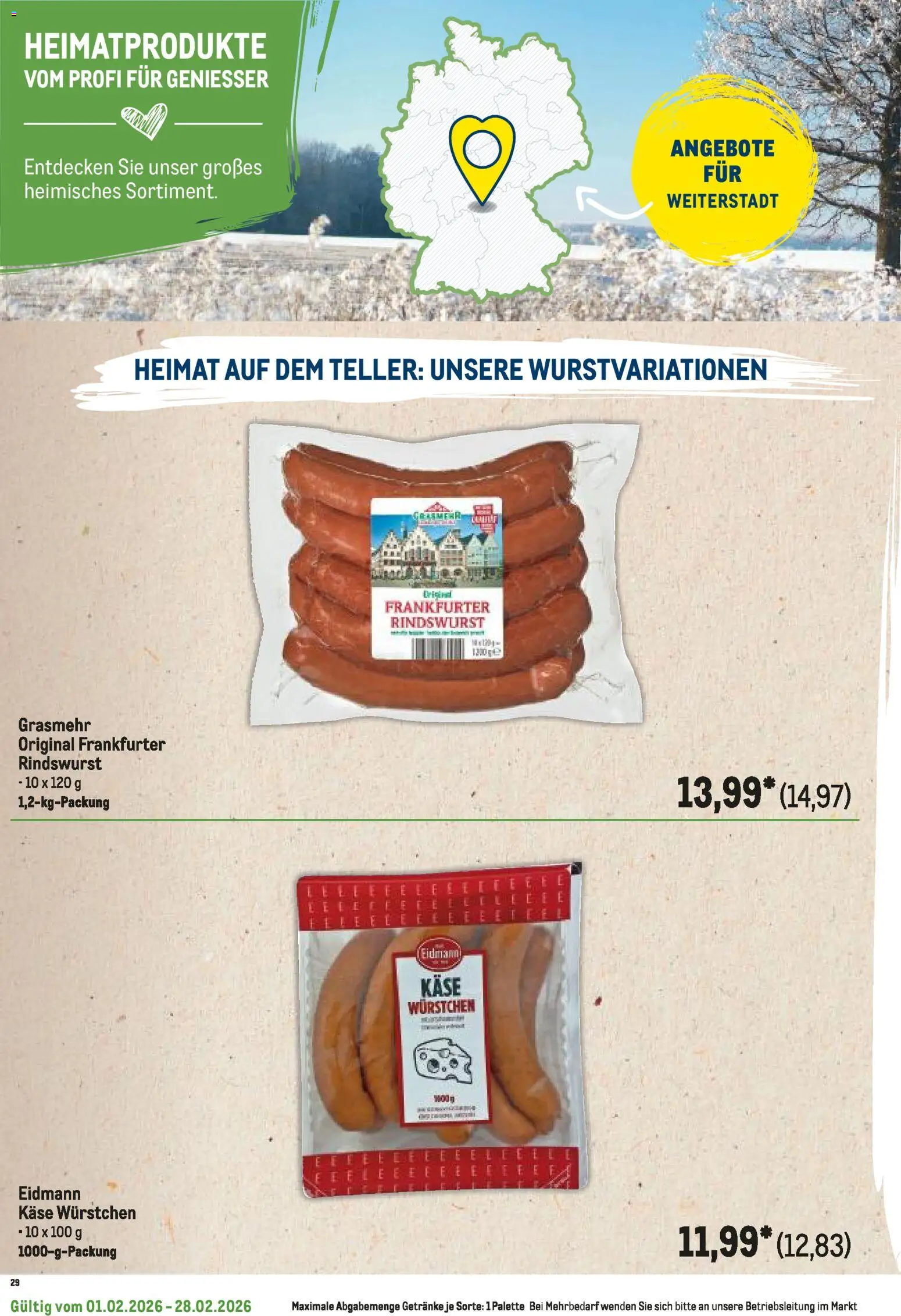 Metro Regionaler Flyer – gültig ab 01.02.2026 | Seite: 36 | Produkte: Käse