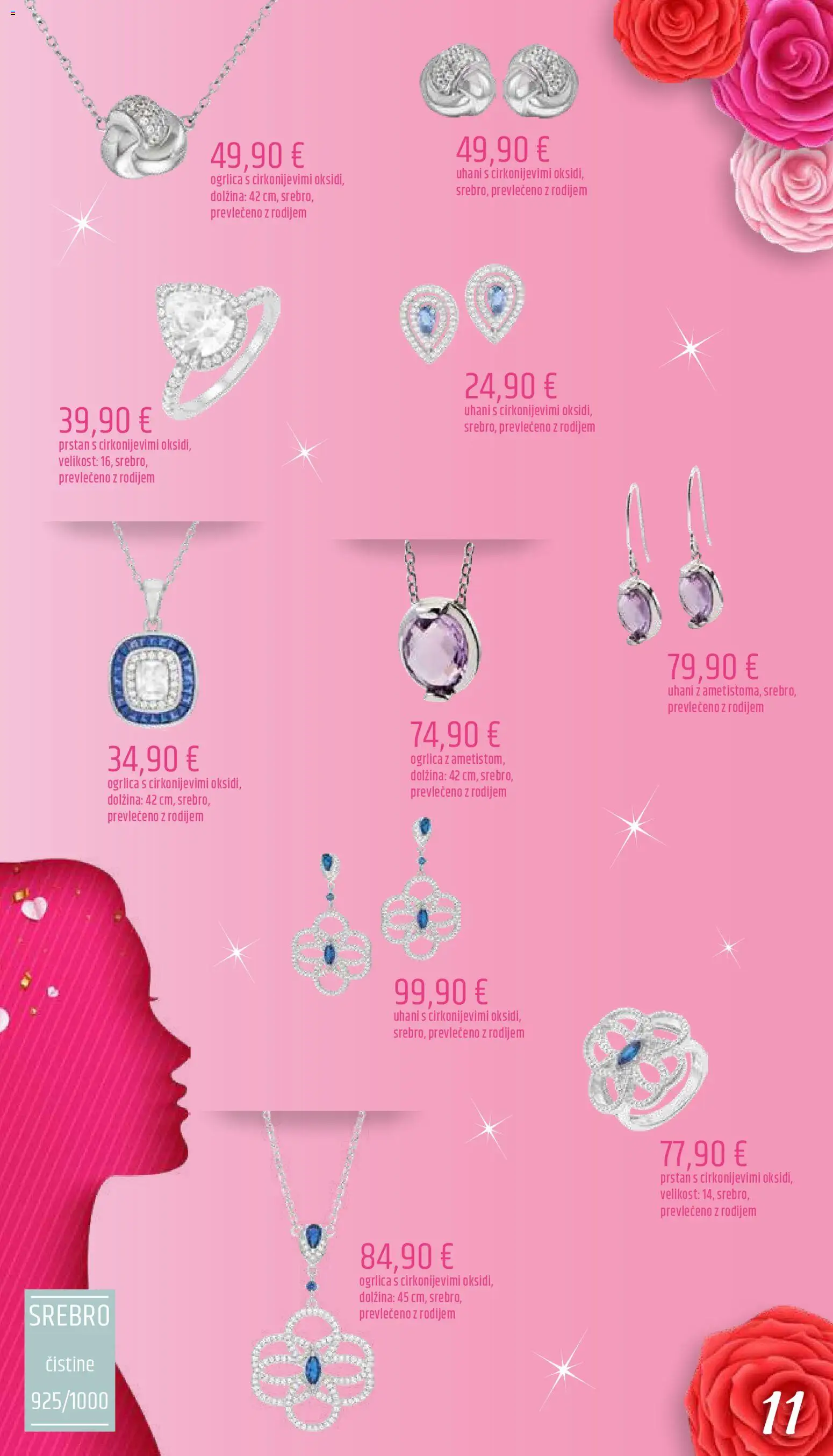 Novi E.leclerc katalog ponudbe – veljaven od 06.03.2026 | Stran: 11 | Izdelki: Prstan, Uhani