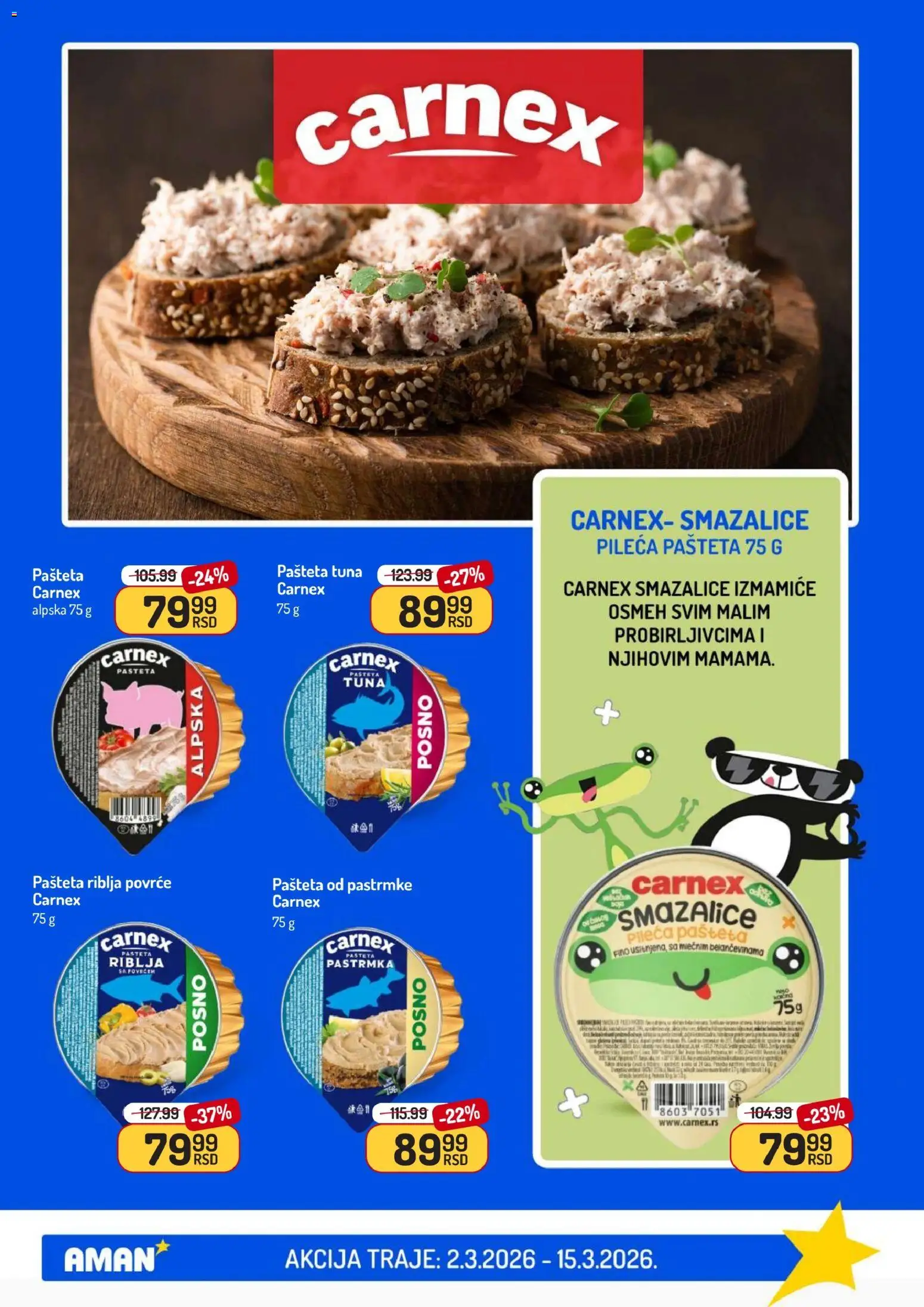 Aman katalog - važi od 02.03.2026 | Strana: 31 | Proizvode: Pastrmka, Pašteta