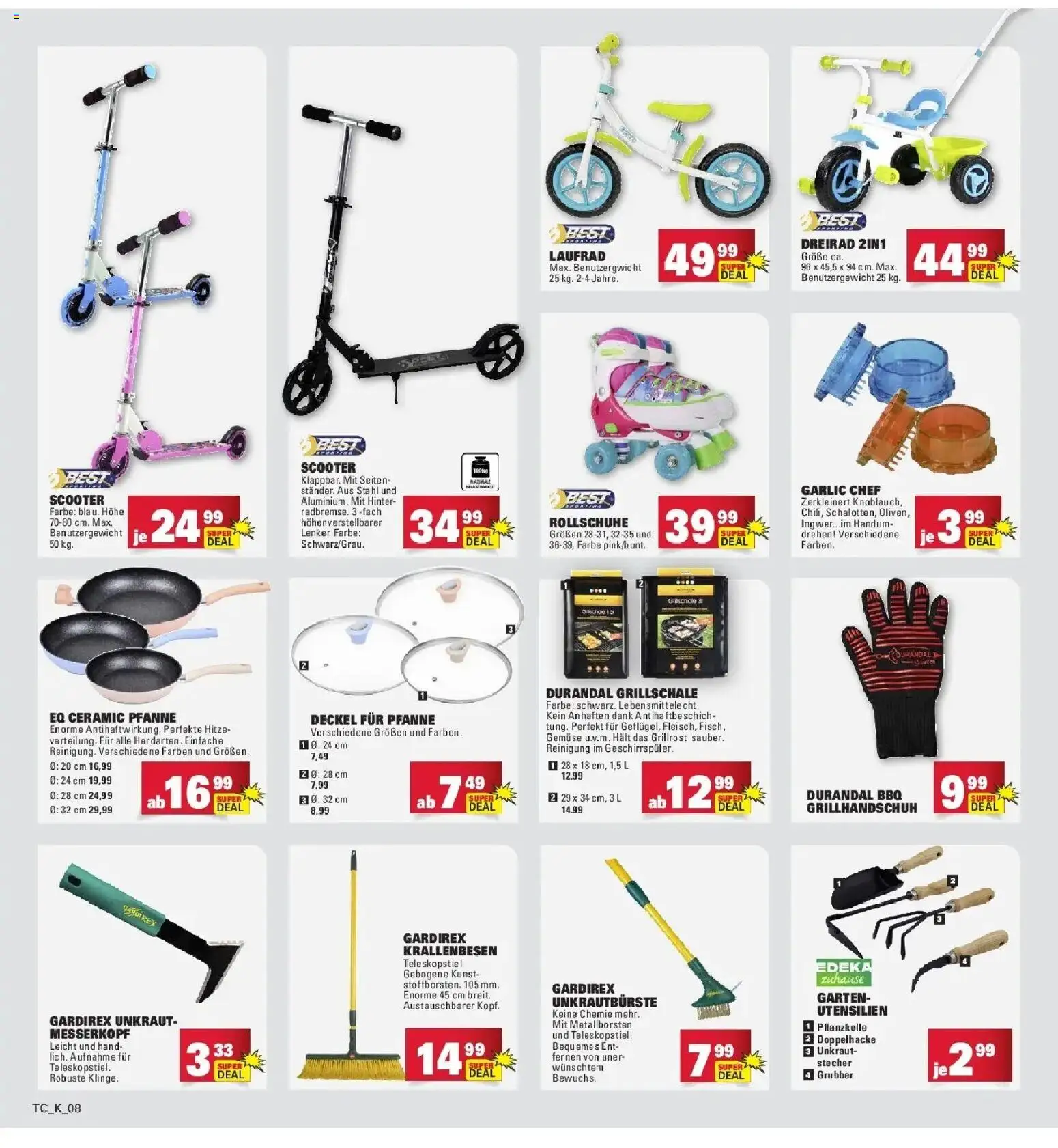 E center Prospekt Groß-Gerau	 – gültig ab 29.03.2026 | Seite: 74 | Produkte: Scooter, Rollschuhe, Gemüse