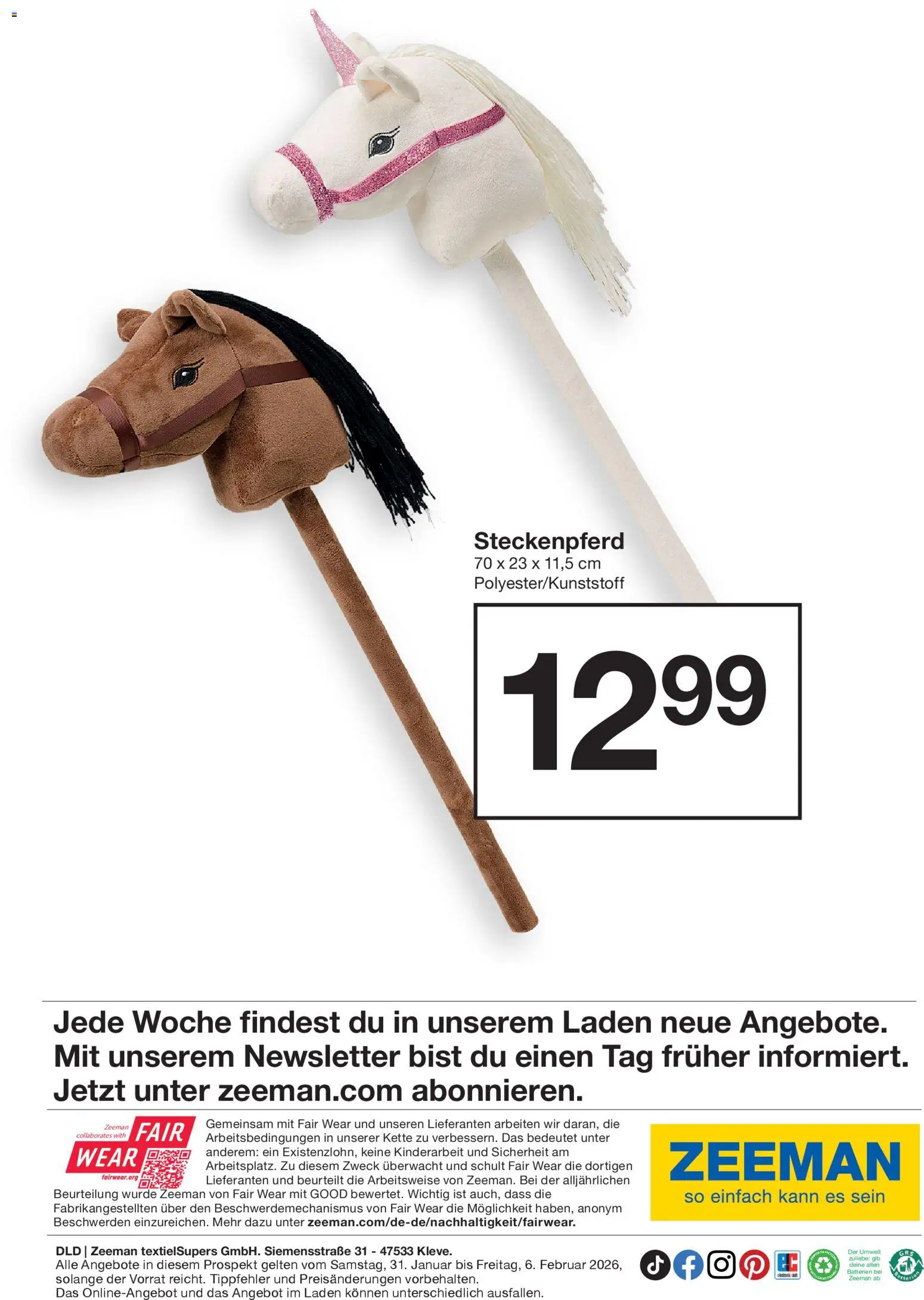 Zeeman Prospekt 	 – gültig ab 31.01.2026 | Seite: 20 | Produkte: Batterien