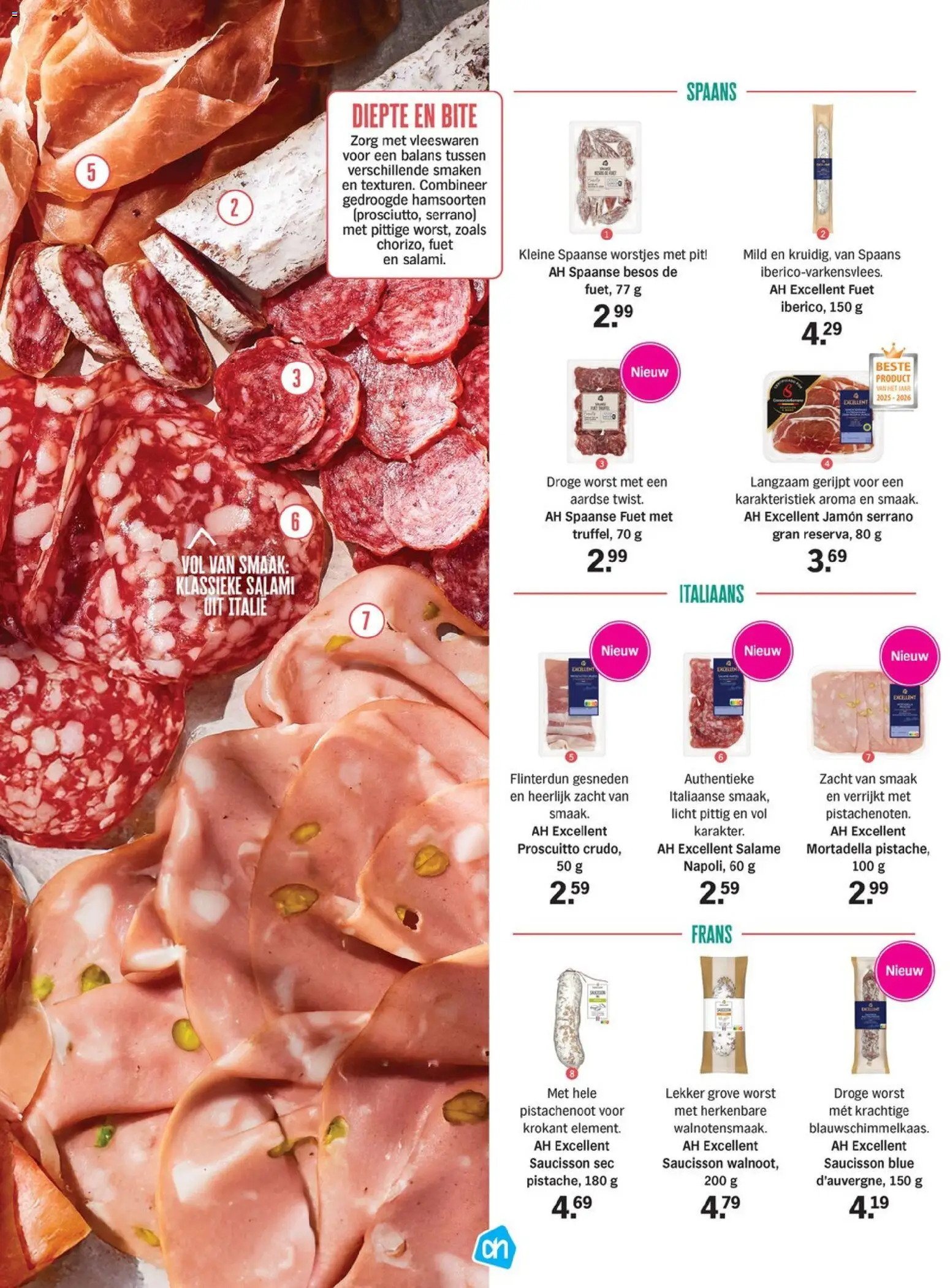 {H1} | Pagina: 13 | Producten: Salami, Worst, Szeletelt bacon, Tortazsele