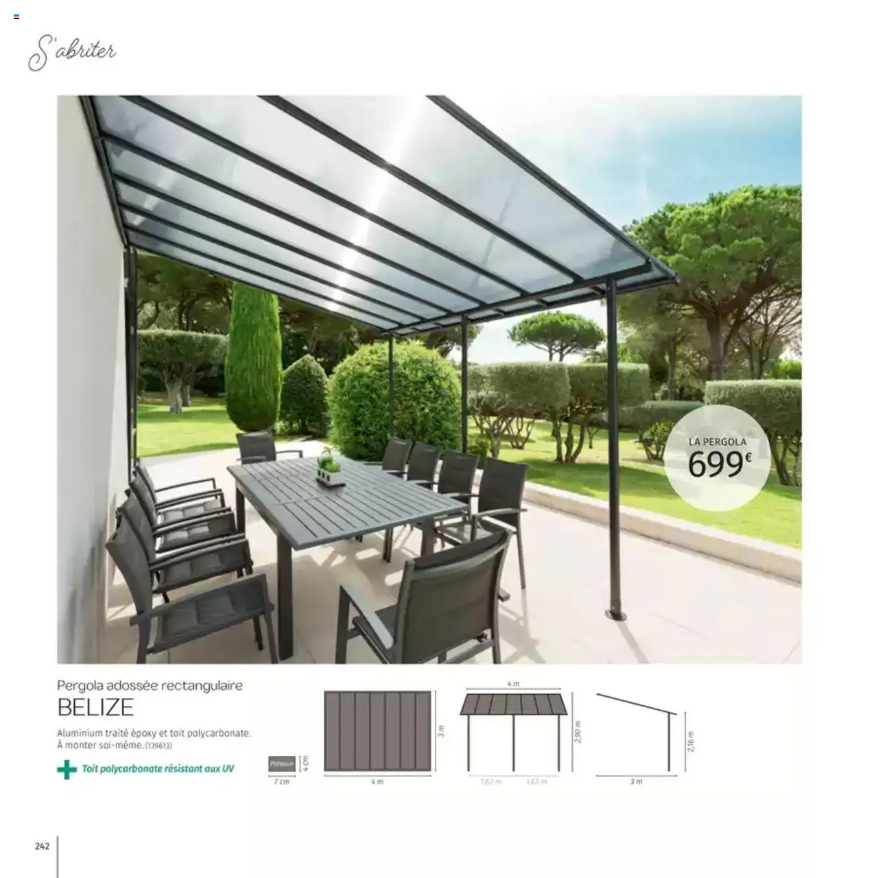  | Page: 242 | Produits: Pergola