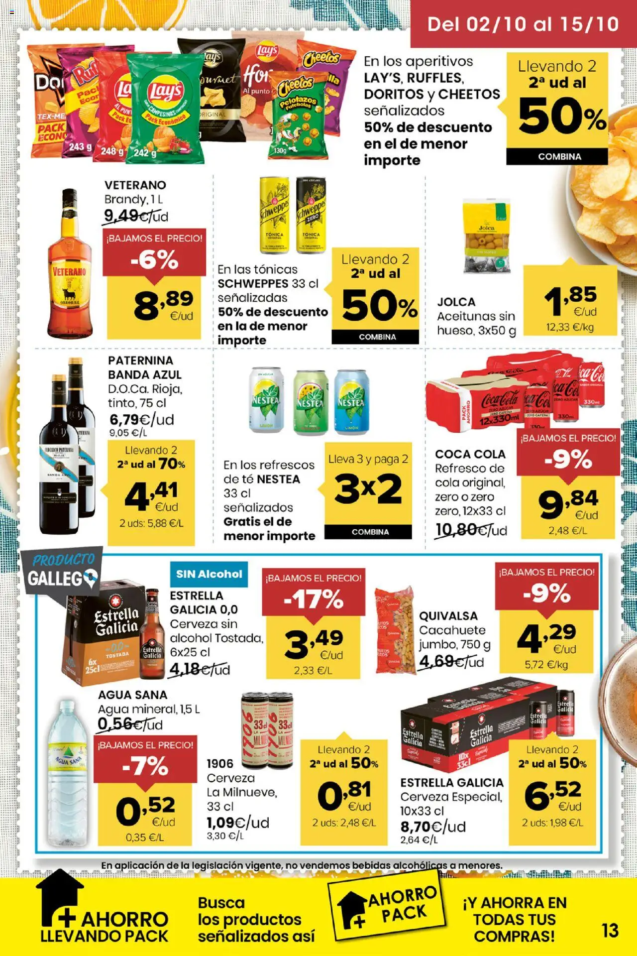 Eroski - Miramos por ti │ válido desde el 02.10.2025 | Página: 13 | Productos: Cerveza, Té