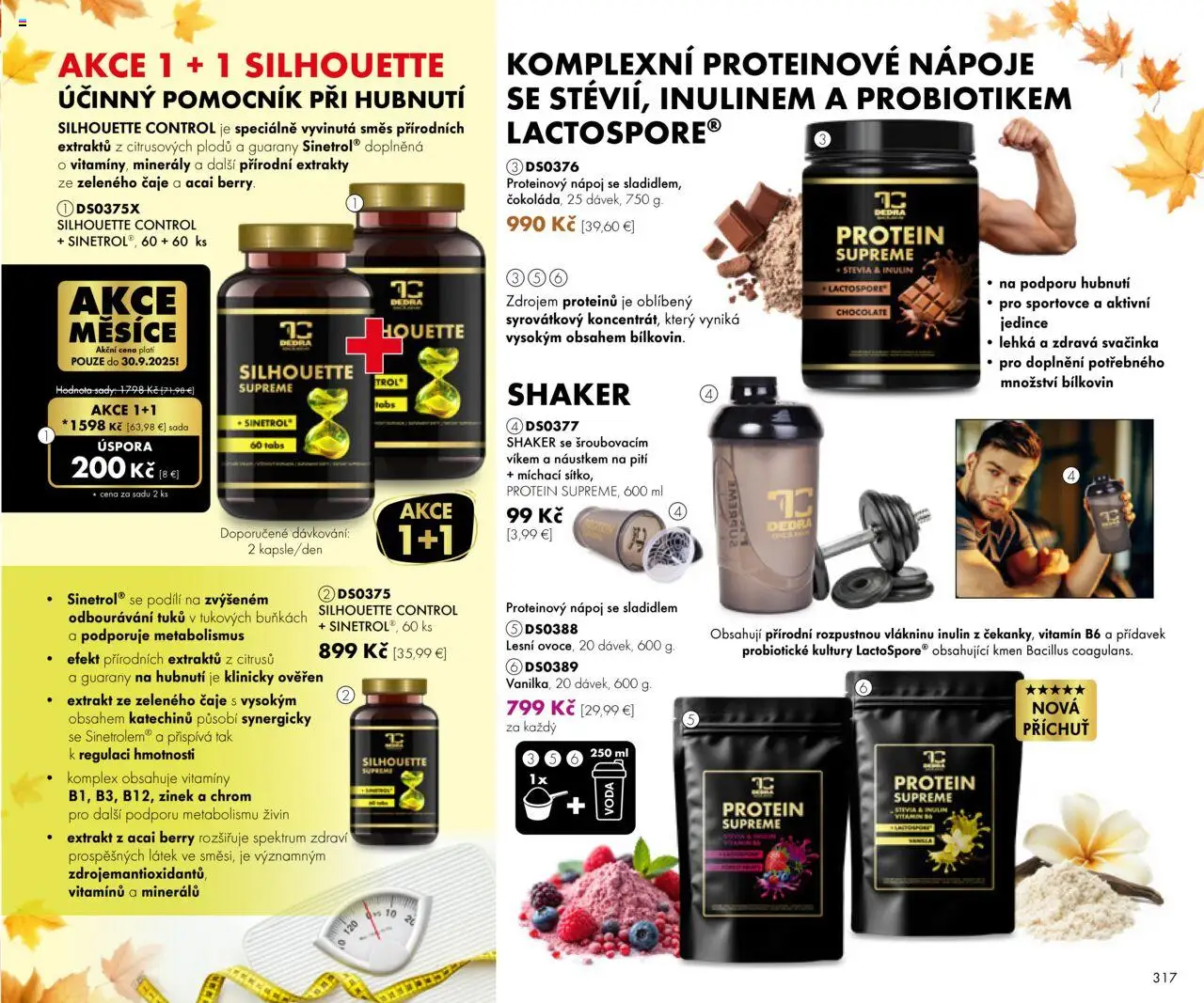 Dedra Katalog september 2025 │ platný od 01.09.2025 | Strana: 8 | Produkty: Protein, Voda