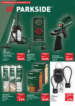 Kaufland HR - Split-Ravne njive - amely érvényes a következő dátumtól: 18.02.2026 | Oldal: 5 | Termékek: Parkside, Adapter