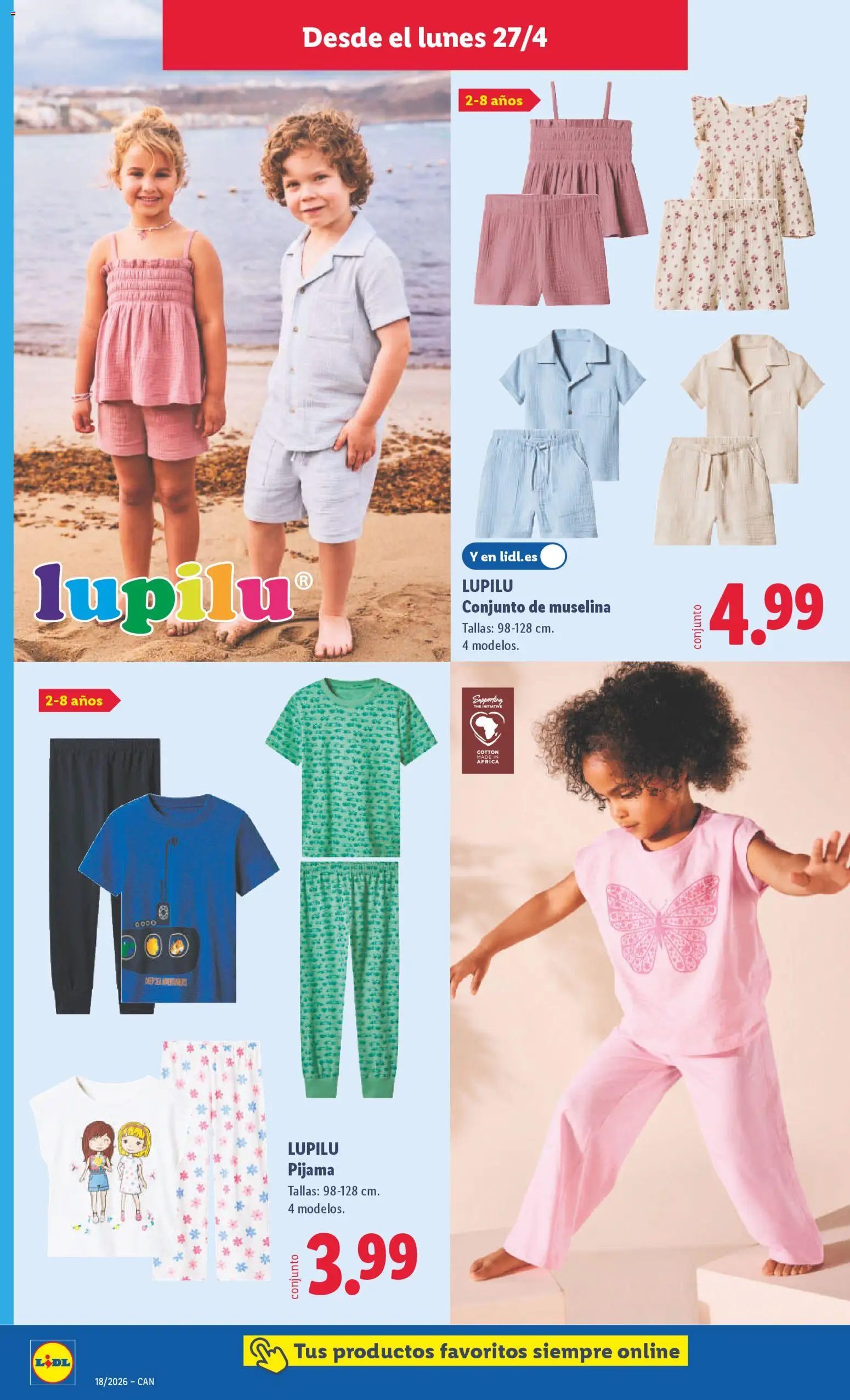 Lidl folleto de bazar │ válido desde el 27.04.2026 | Página: 14 | Productos: Pijama