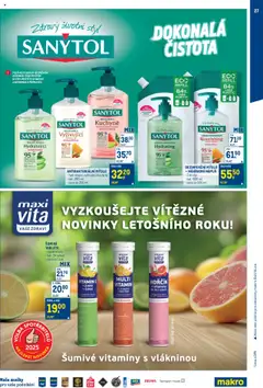 Náhled letáku Makro leták - Úklid od 24.09.2025 | Strana: 27 | Produkty: Hořčík, Grep, Aloe vera, Kuchyně