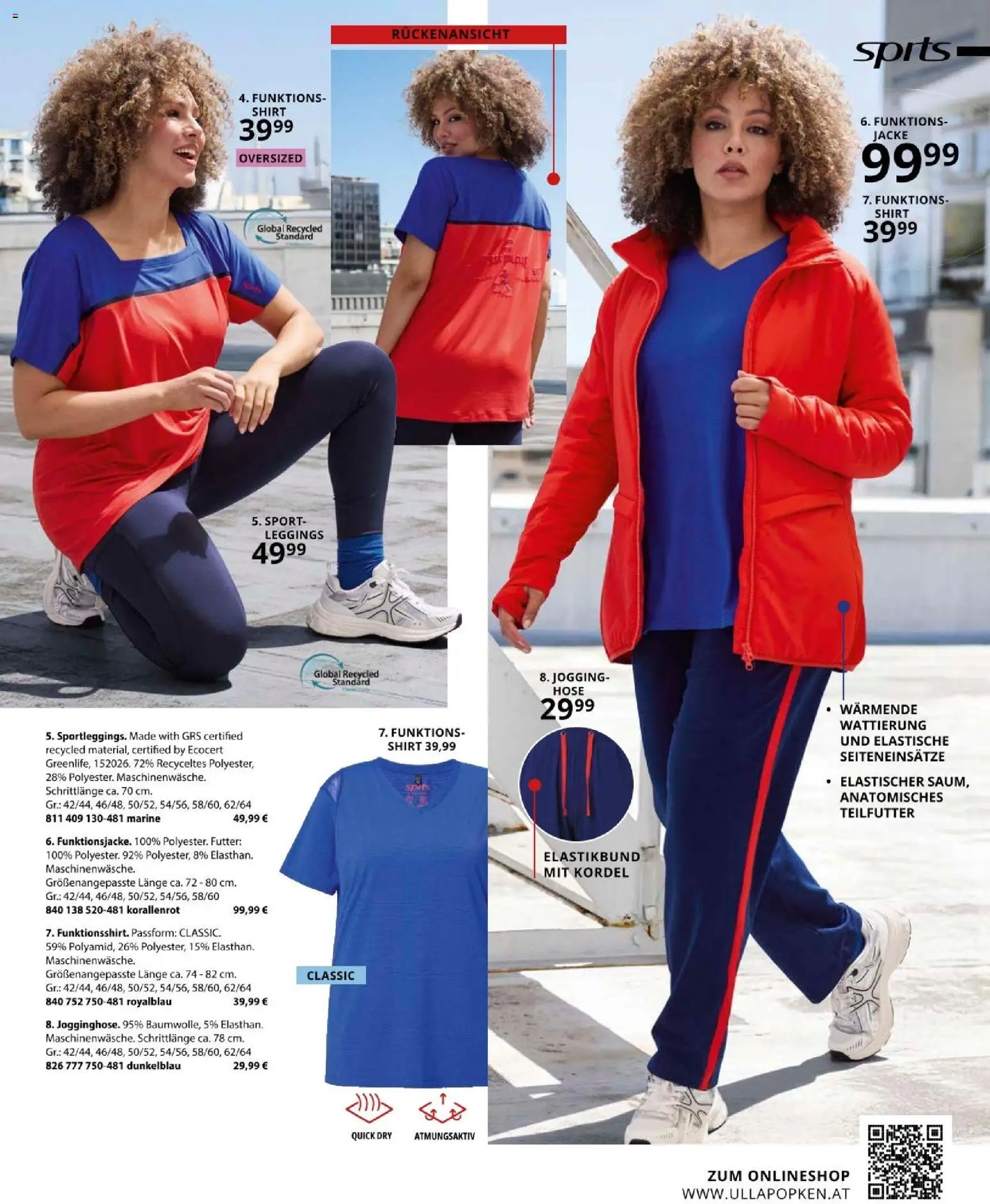 Ulla Popken akciós ujság - amely érvényes a következő dátumtól: 09.01.2026 | Oldal: 73 | Termékek: Leggings