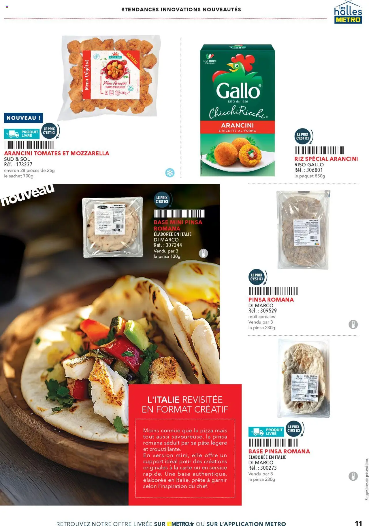  | Page: 11 | Produits: Pinsa, Mozzarella, Pizza, Livre