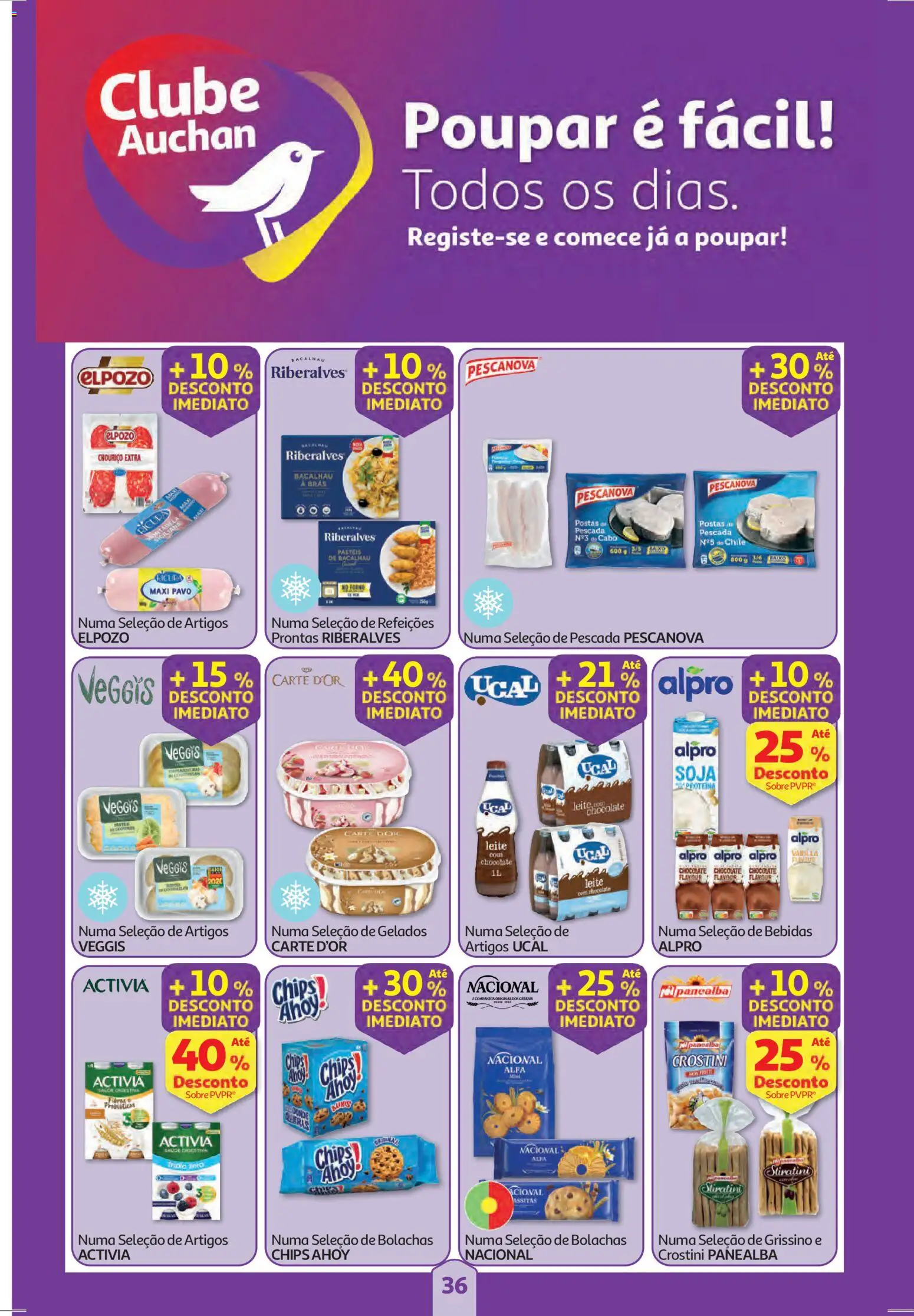 Auchan folheto │ válido de 11.12.2025 | Página: 36 | Produtos: Cabo, Bacalhau, Pescada, Chouriço
