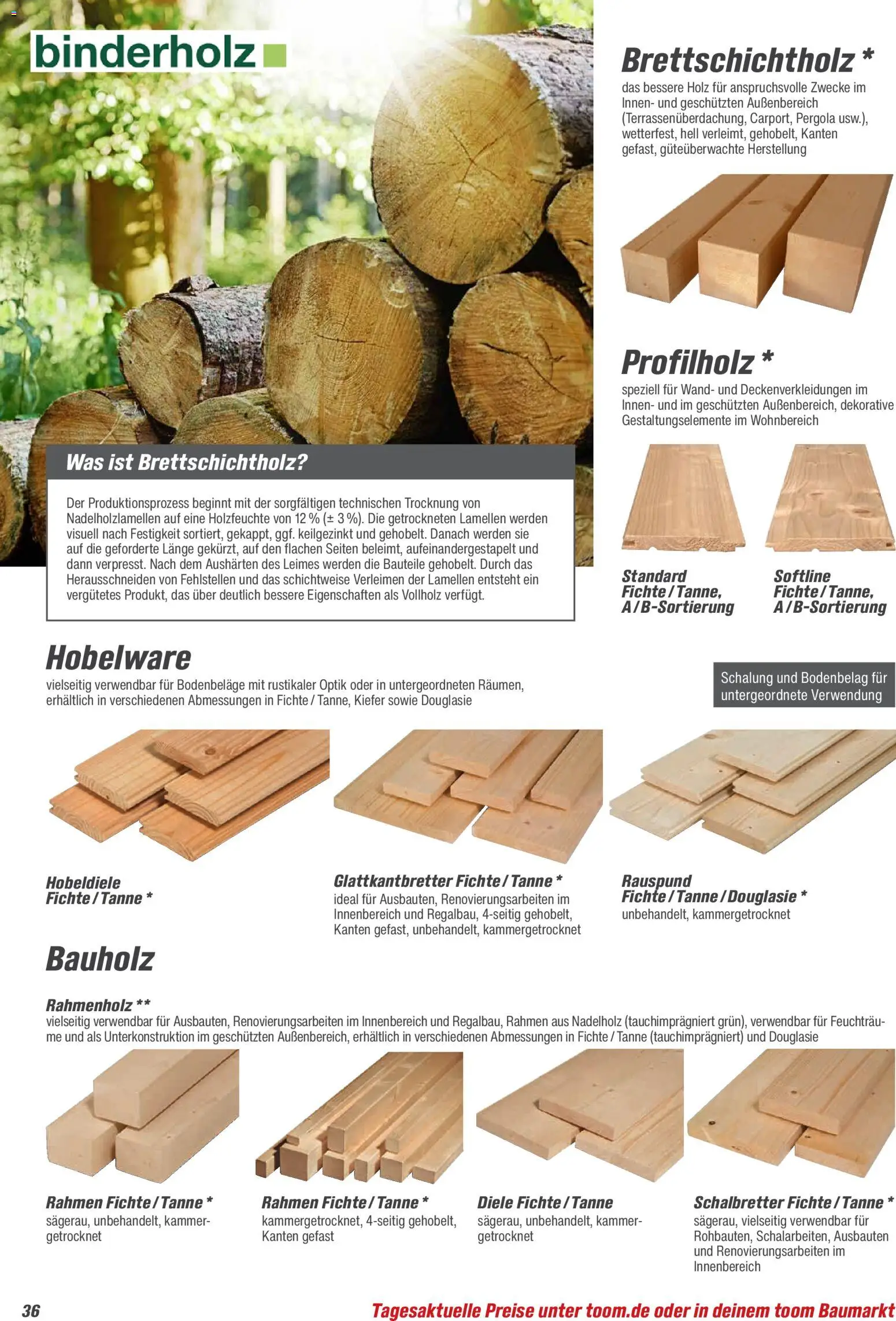 Toom Baumarkt Baustoffe & Bauelemente 2026 – gültig ab 20.02.2026 | Seite: 36