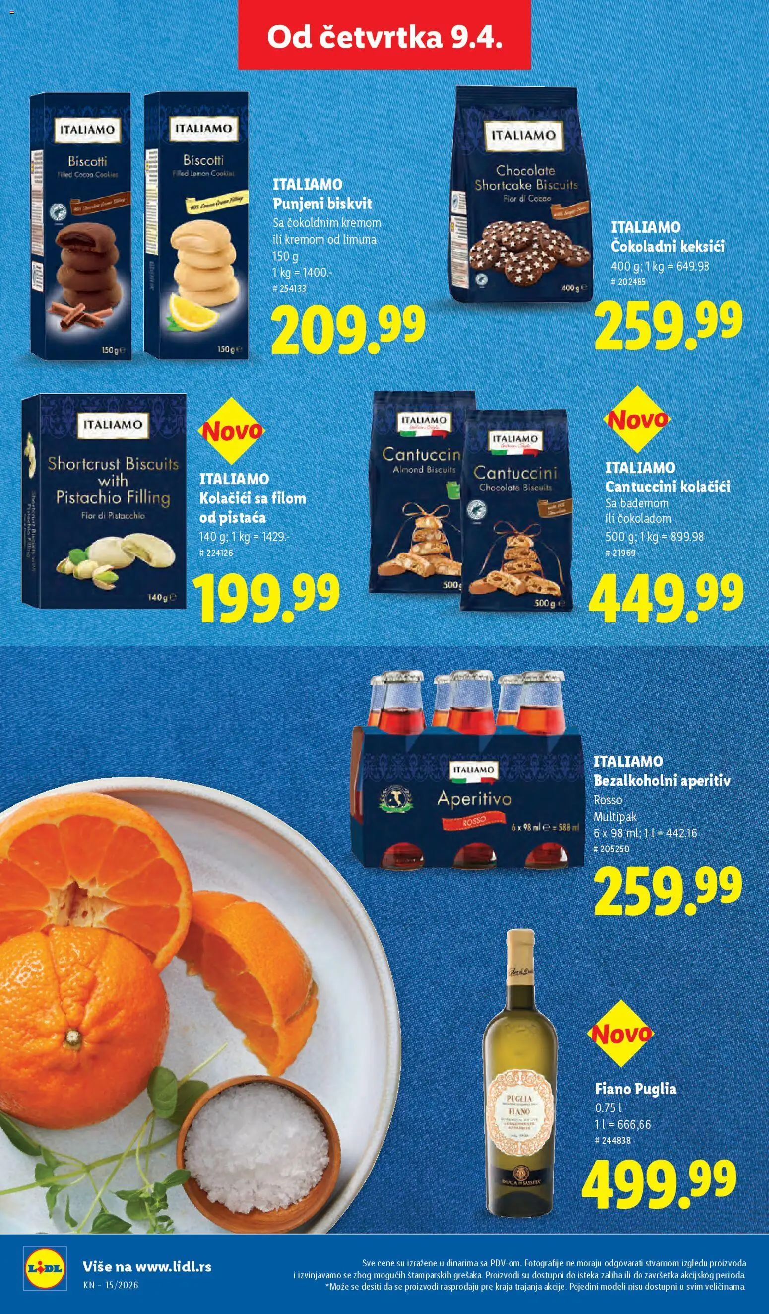 Lidl katalog - važi od 09.04.2026 | Strana: 62 | Proizvode: Kolačići