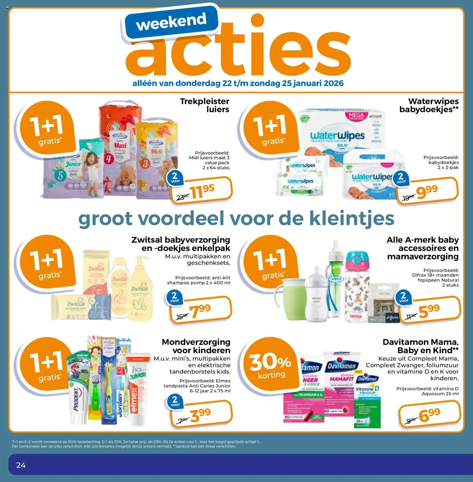 {H1} | Pagina: 24 | Producten: Ostyalap, Kan, Mondverzorging, Vitamine D