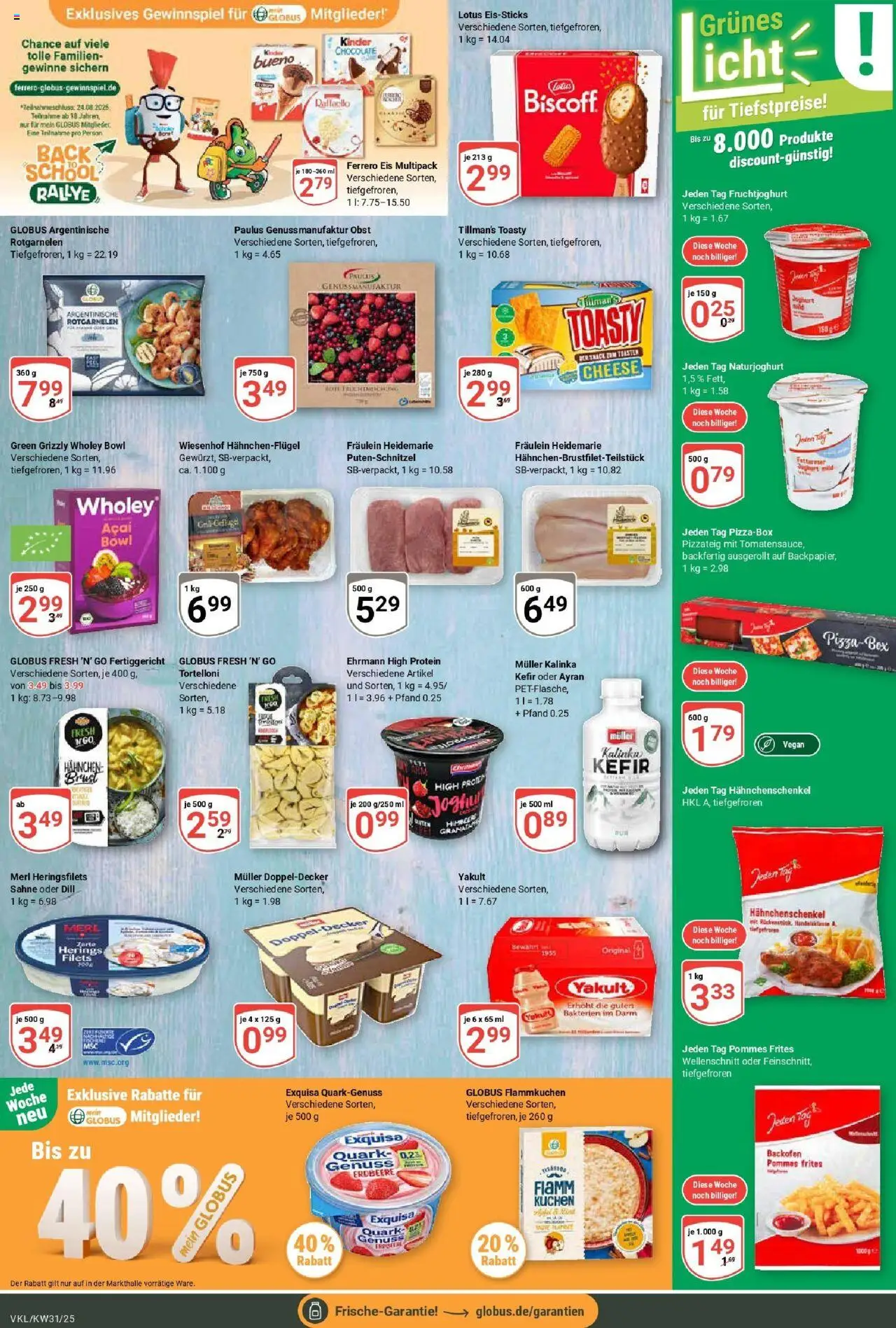 Globus prospekt Völklingen	 - gültig ab dem 28.07.2025 | Seite: 10 | Produkte: Quark, Pommes, Pommes frites, Sahne