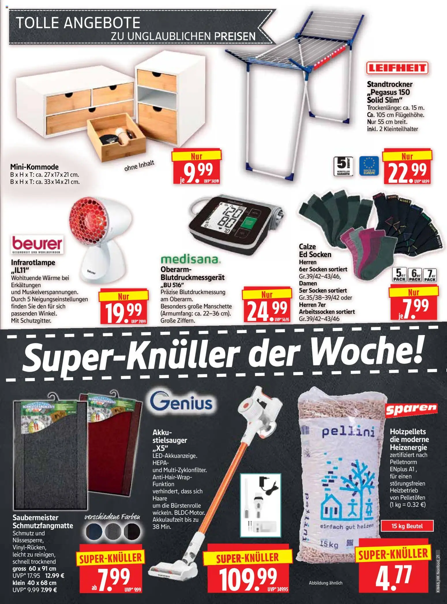 HERKULES Prospekt 	 – gültig ab 10.11.2025 | Seite: 21 | Produkte: Schmutzfangmatte, Socken