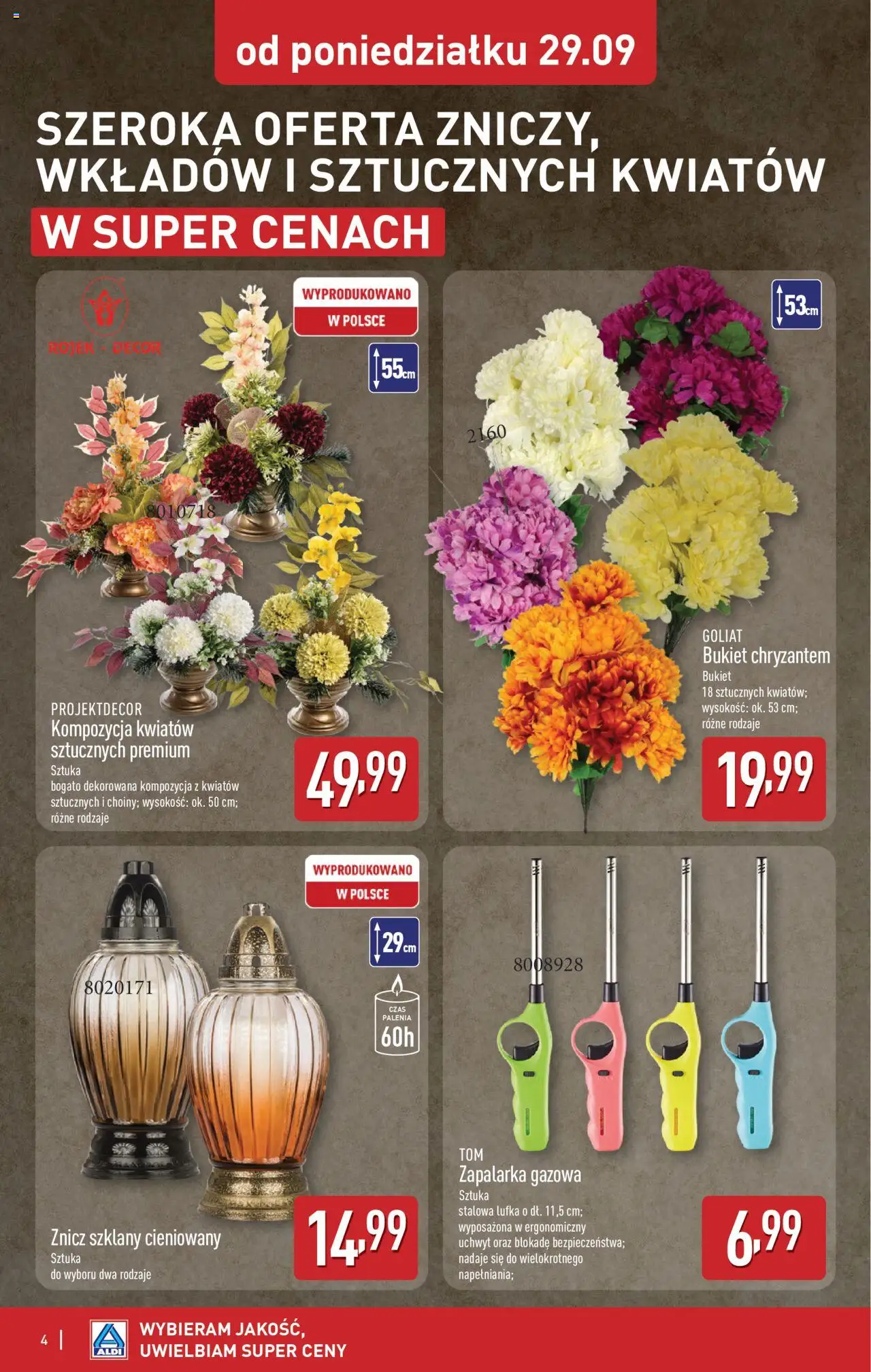 Aldi Gazetka - Artykuły przemysłowe i tekstylia od 29.09.2025 | Strona: 4
