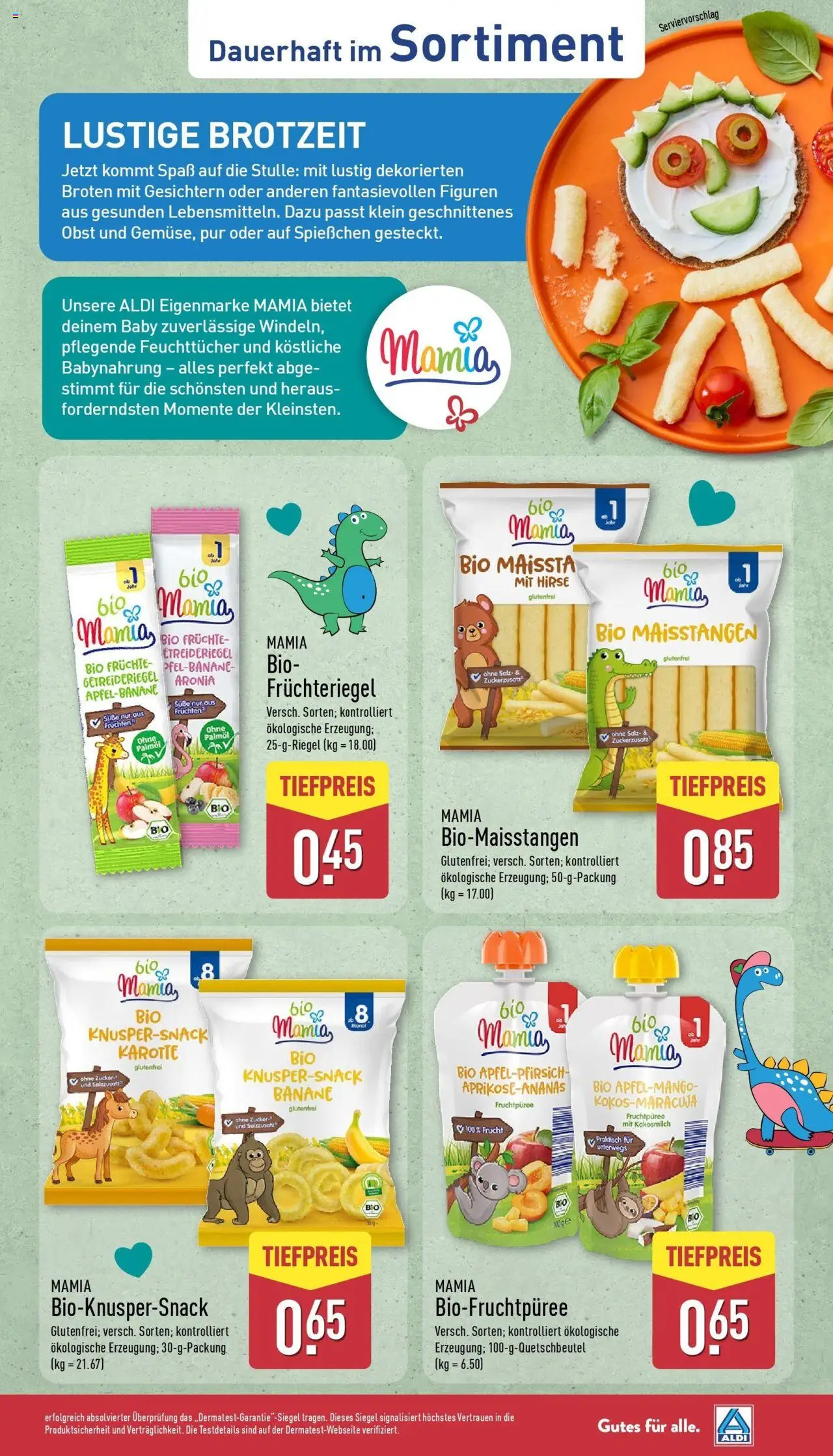 Aldi Prospekt Hildburghausen – gültig ab 07.09.2025 | Seite: 43 | Produkte: Babynahrung, Obst, Salz, Karotte