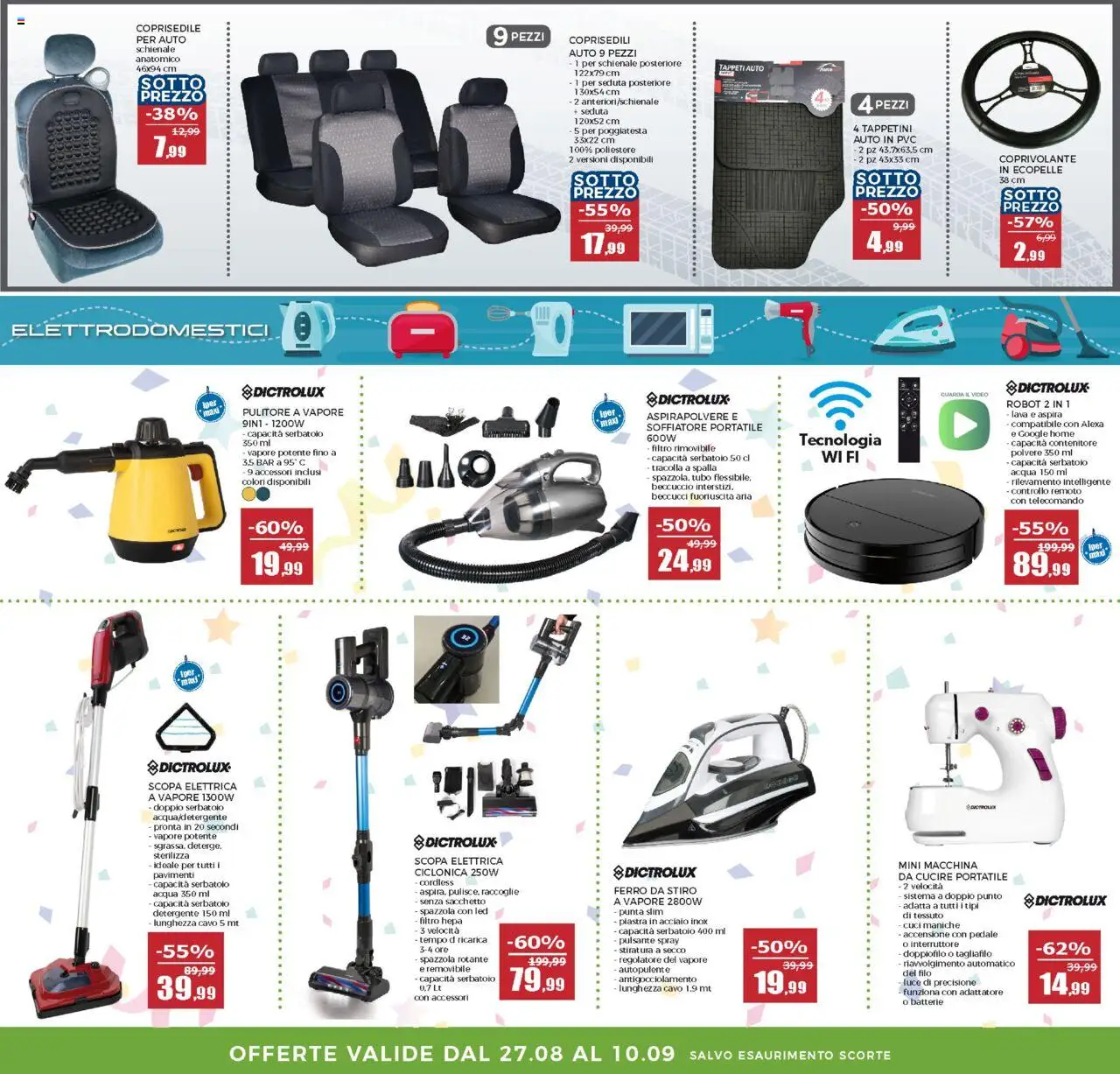 Volantino Happy Casa del 27.08.2025 | Pagina: 14 | Prodotti: Tubo, Video, Contenitore, Robot
