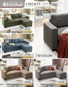 Anteprima del volantino Mondo Convenienza Pocket Gennaio catalogo valido a partire dal 04.01.2026 | Pagina: 42 | Prodotti: Divano letto, Letto, Divano