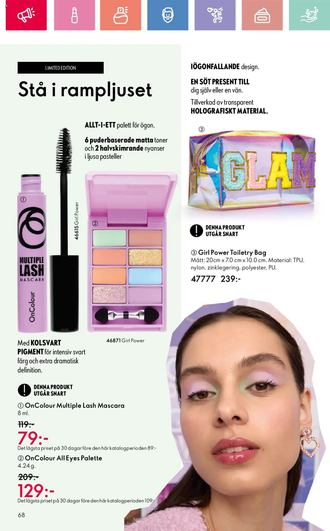 Oriflame reklamblad aktuell från 24.08.2025 | Sida: 68 | Produkter: Mascara, Matta