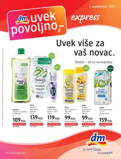 DM Drogerie ekspres katalog - pregled DM Drogerie kataloga - važi od 01.09.2025