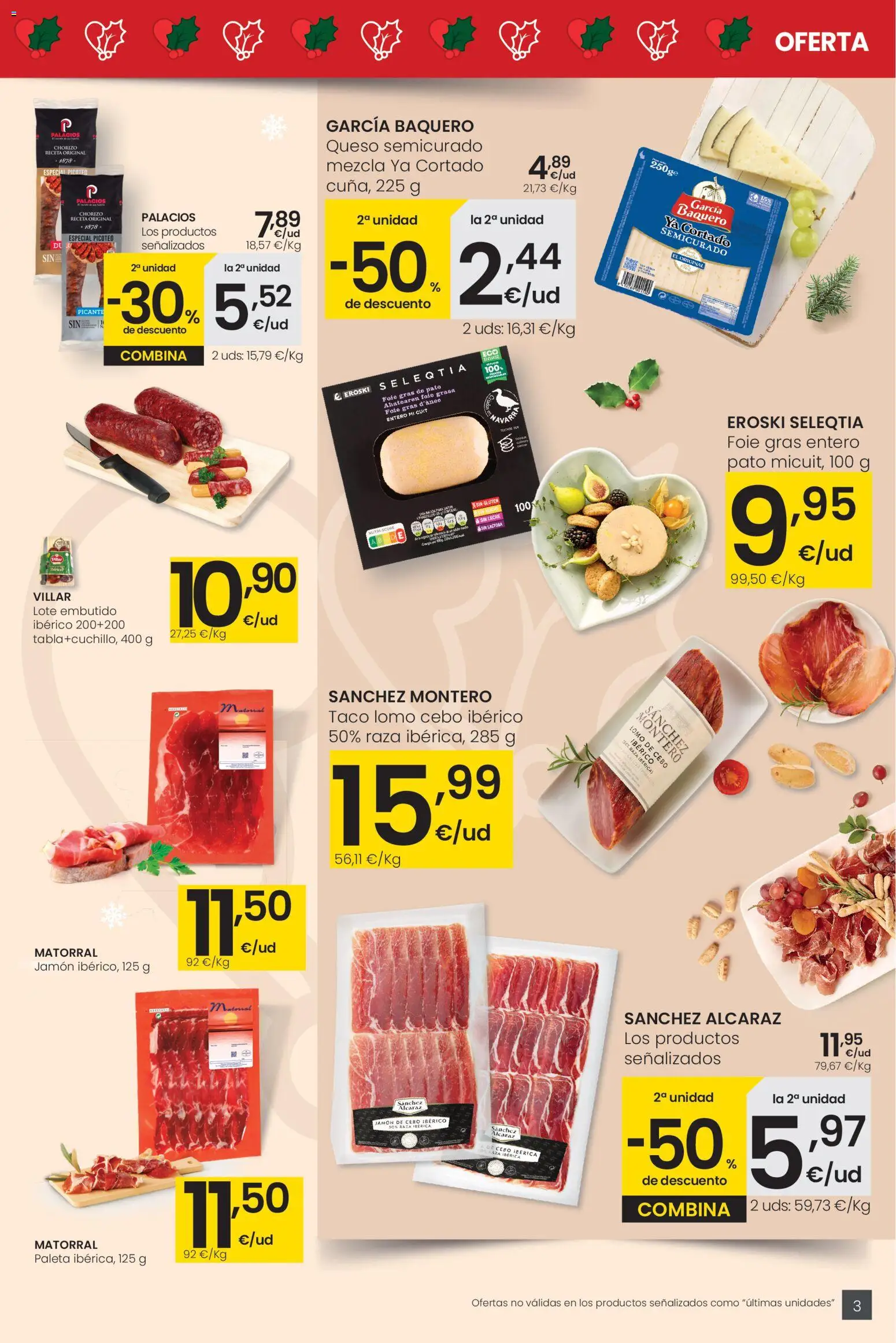 Eroski - Ofertón Navidad Aliprox │ válido desde el 27.11.2025 | Página: 3 | Productos: Queso, Jamón
