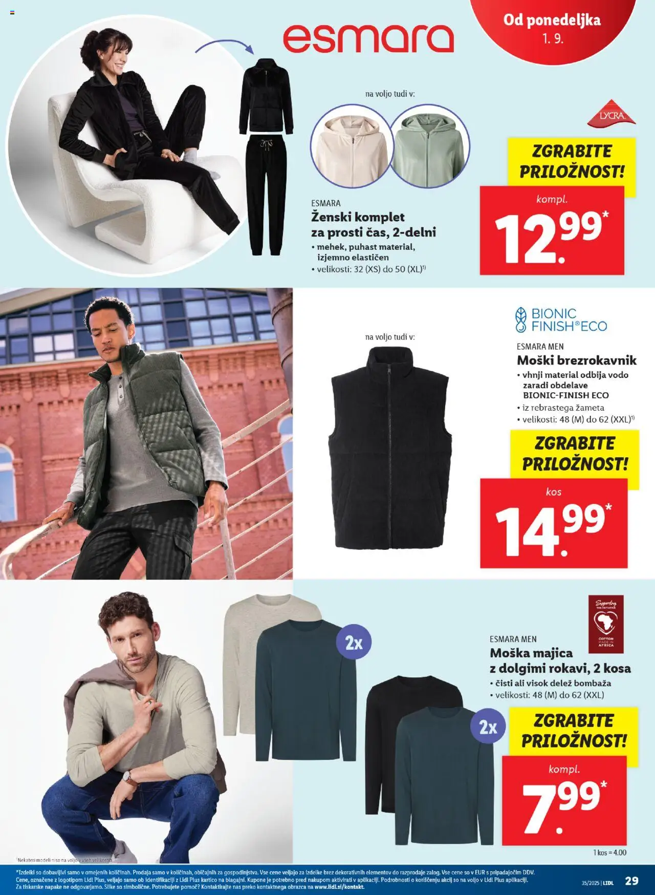 Lidl katalog │ velja od 28.08.2025 | Stran: 59 | Izdelki: Kos, Majica, Brezrokavnik