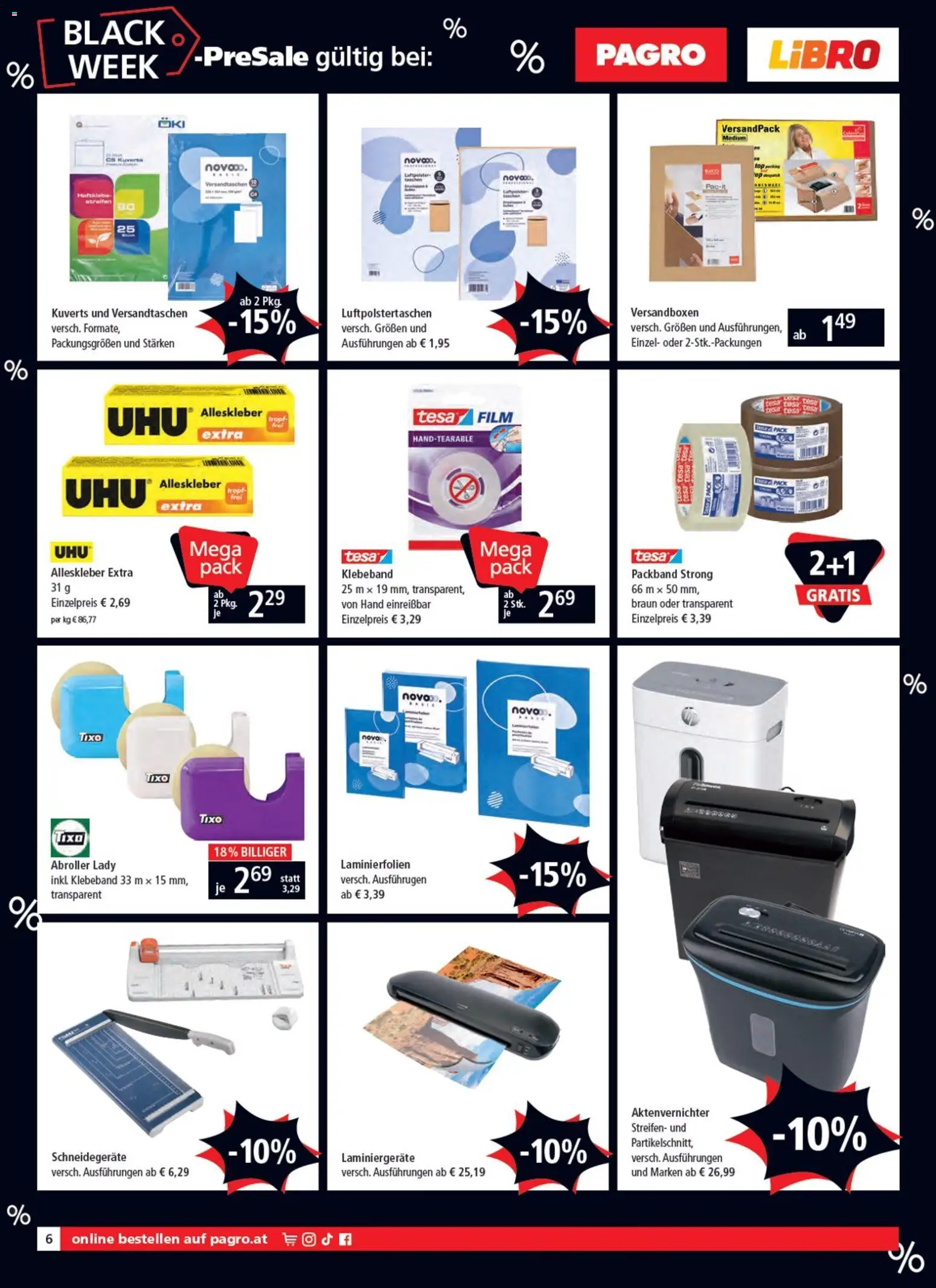 Pagro-Diskont - Black Friday gültig ab 13.11.2025 | Seite: 6 | Produkte: Aktenvernichter
