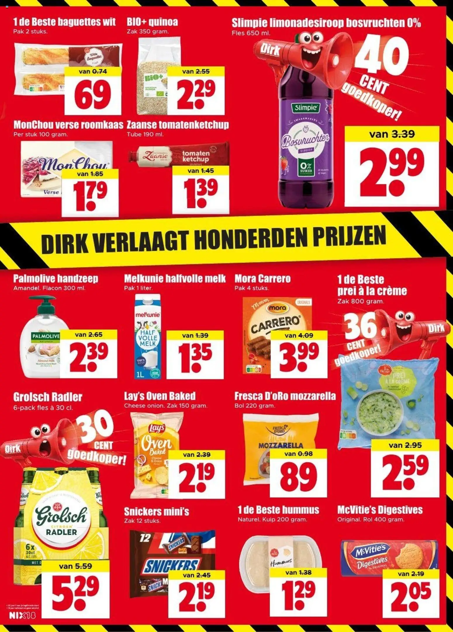 {H1} | Pagina: 3 | Producten: Melk, Prei, Roomkaas, Quinoa