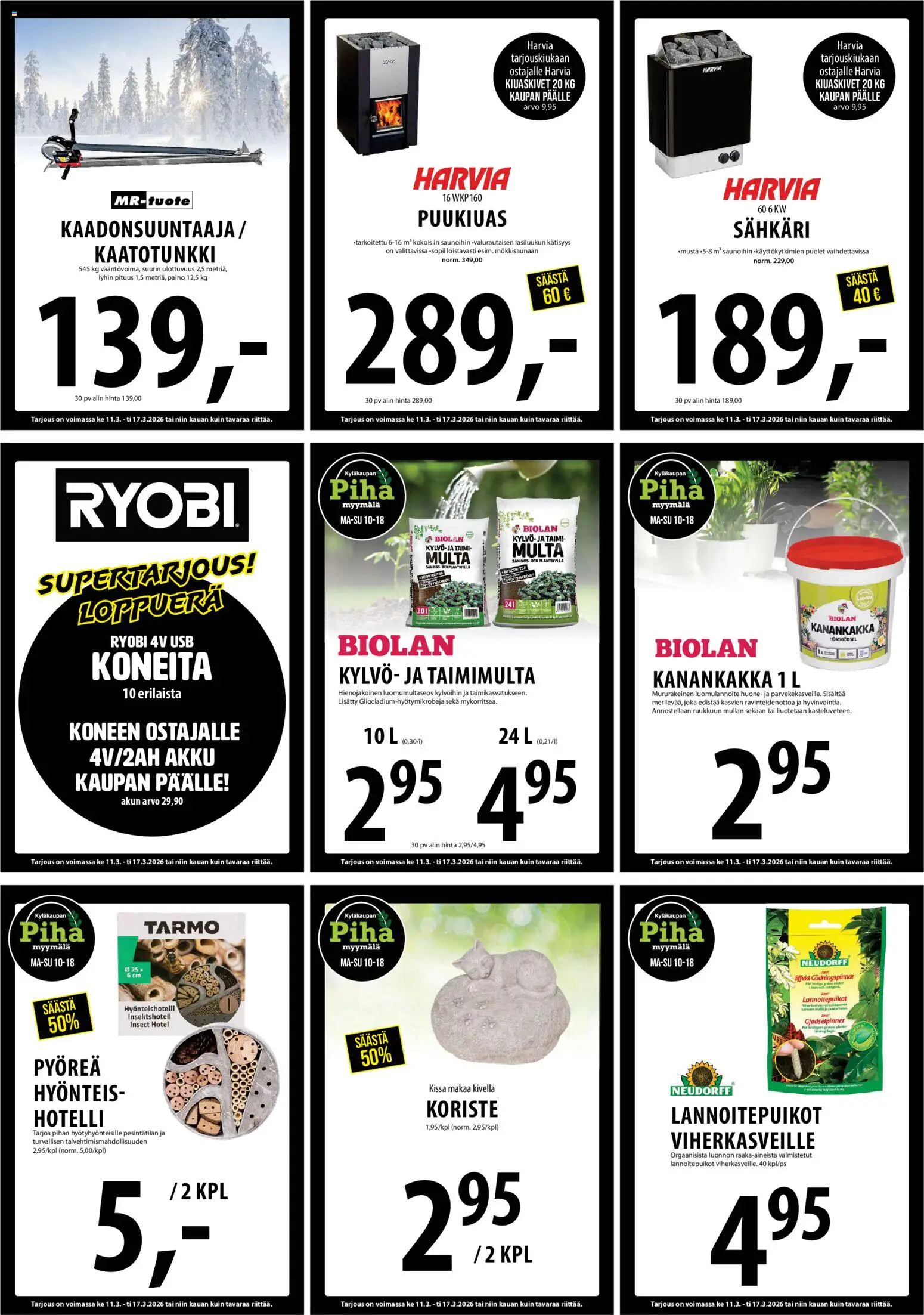 Tuuri tarjoukset – voimassa 11.03.2026 alkaen | Sivu: 23 | Tuotteet: USB, Multa, Akku