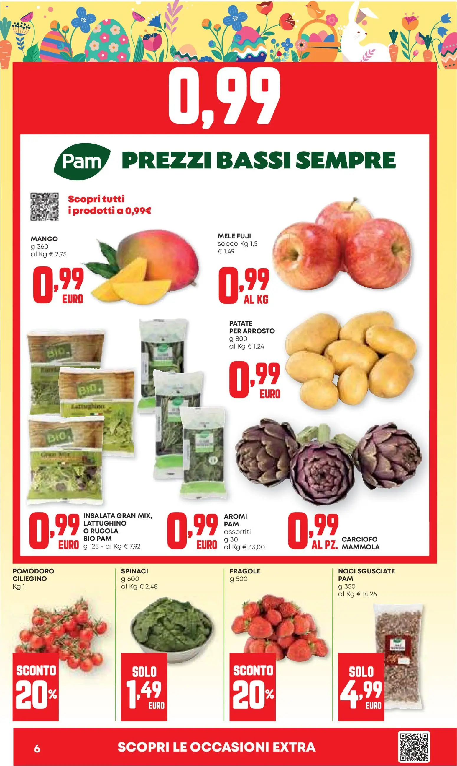 Volantino Panorama del 26.03.2026 | Pagina: 6 | Prodotti: Arrosto, Fragole, Insalata, Noci