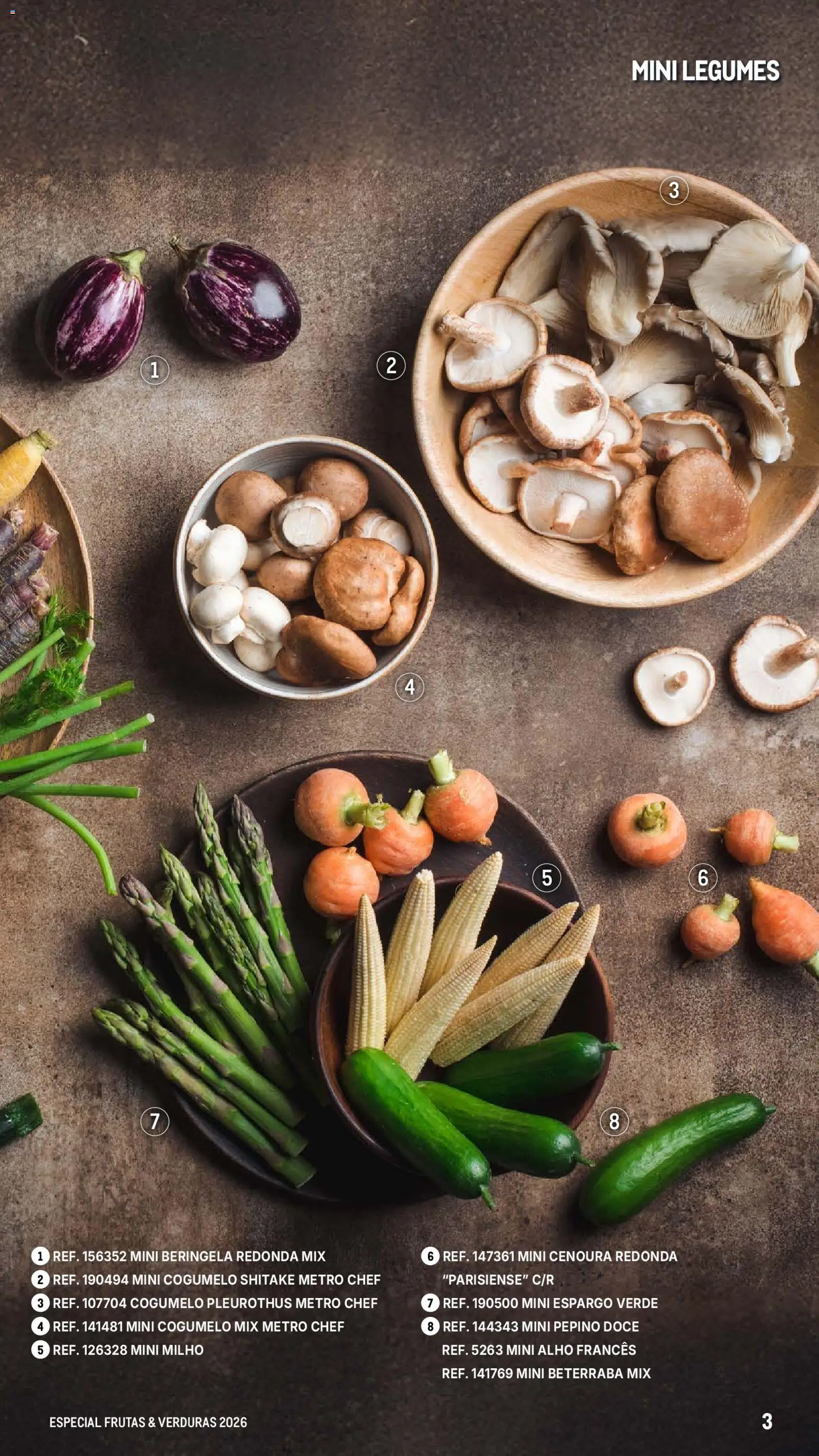 Makro Especial Frutas e Verduras 2026 │ válido de 06.03.2026 | Página: 3 | Produtos: Beterraba, Alho francês, Cenoura, Milho