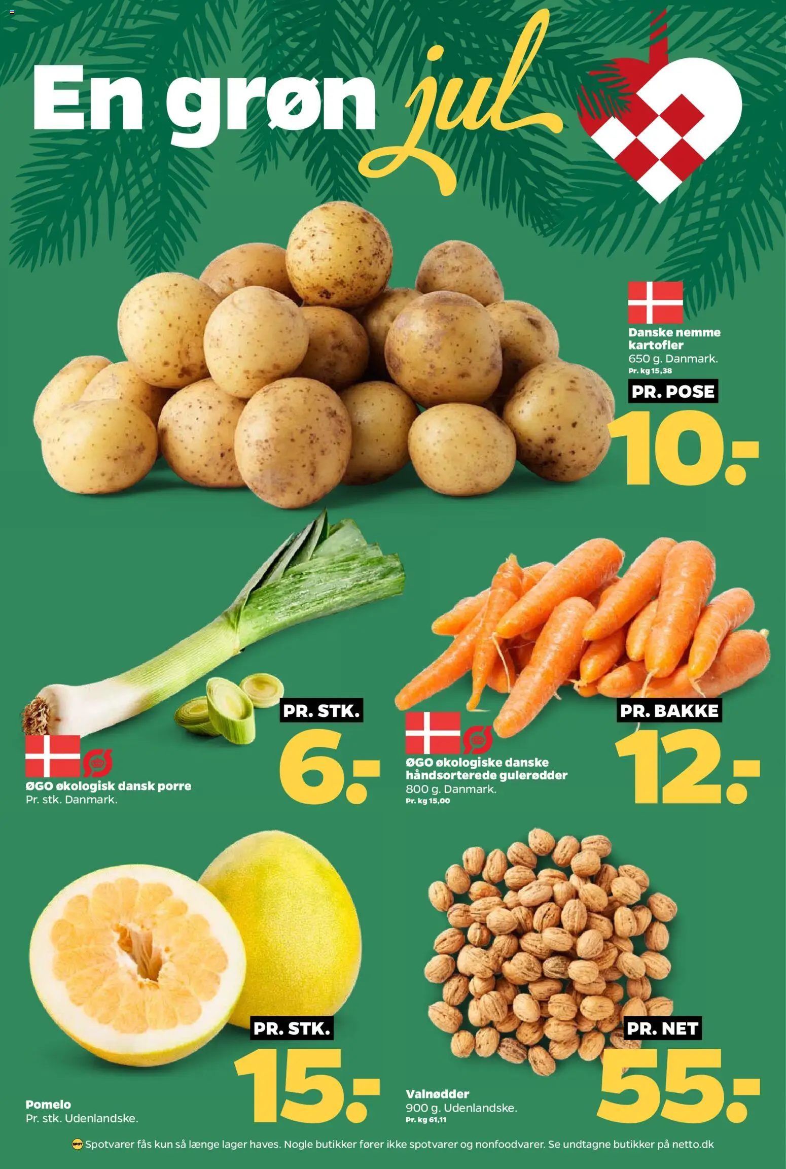 Netto tilbudsavis – gyldig fra 22.11.2025 | Side: 8 | Produkter: Valnødder, Gulerødder, Pomelo, Lingerie