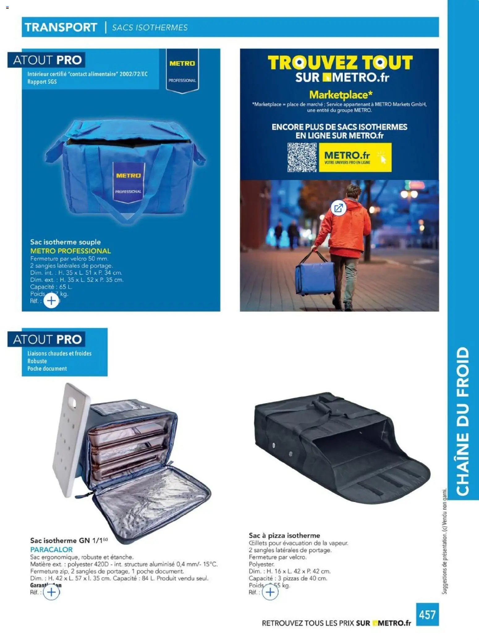 {H1} | Page: 457 | Produits: Sac isotherme, Sac, Poids, Pizza