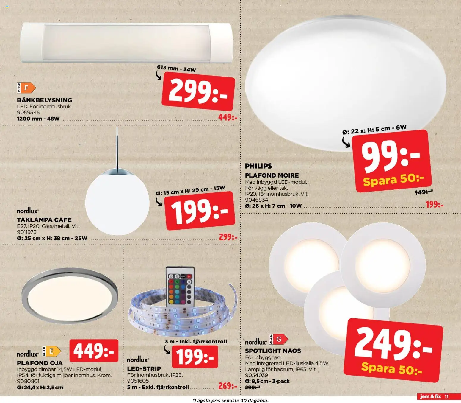 Jem & Fix reklamblad aktuell från 19.01.2026 | Sida: 11 | Produkter: Fjärrkontroll