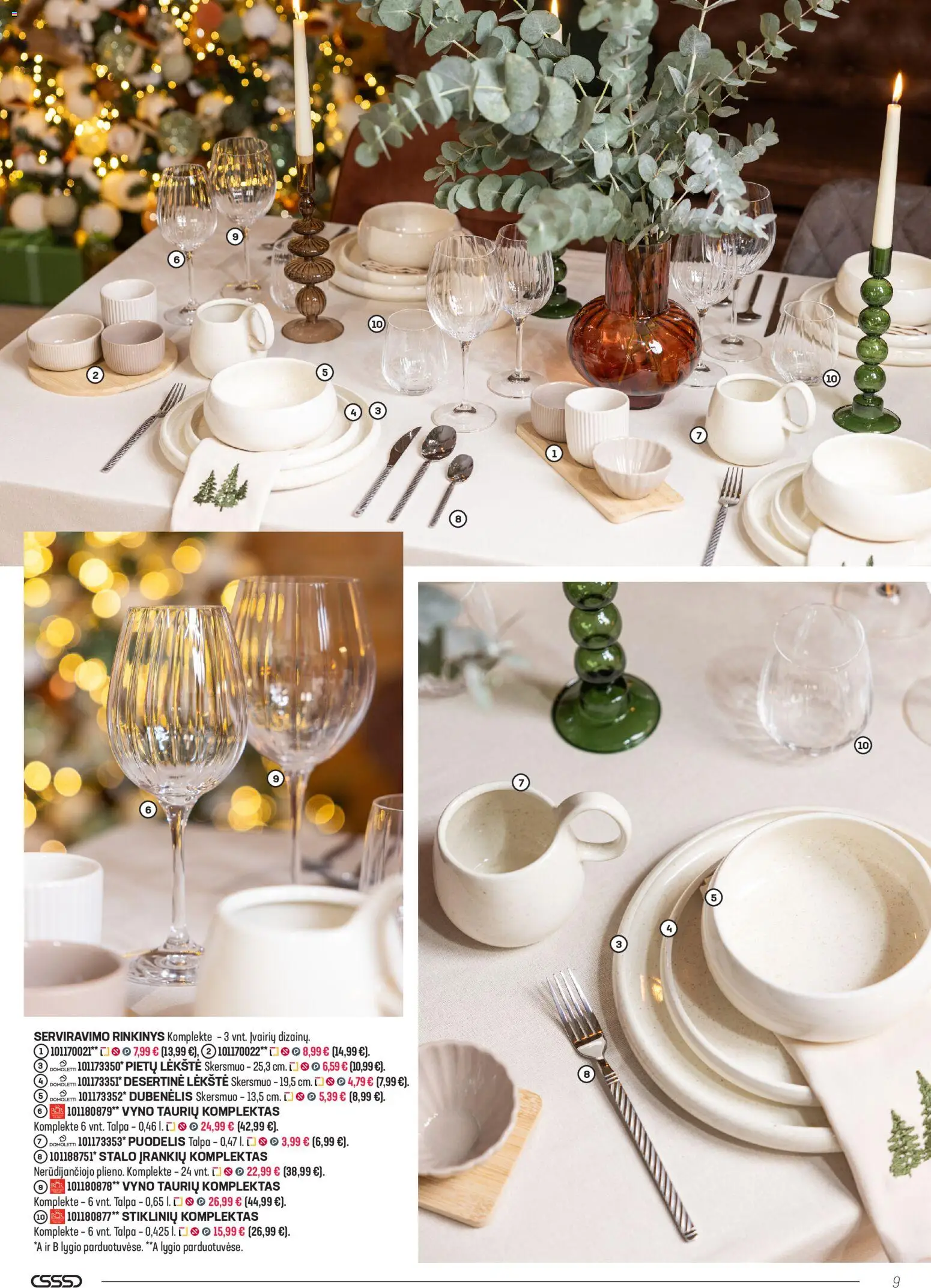 Senukai akcijos nuo 05.11.2025 | Puslapis: 9 | Prekių: Puodelis, Lėkštė