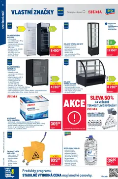 Náhled letáku Makro leták - Spotřební zboží od 11.02.2026 | Strana: 6 | Produkty: Voda, Destilovaná voda, Police, LED