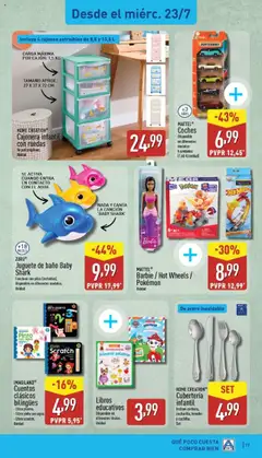 Aldi folleto Península │ válido desde el 21.07.2025 | Página: 17 | Productos: Cajonera, Cubertería, Baño